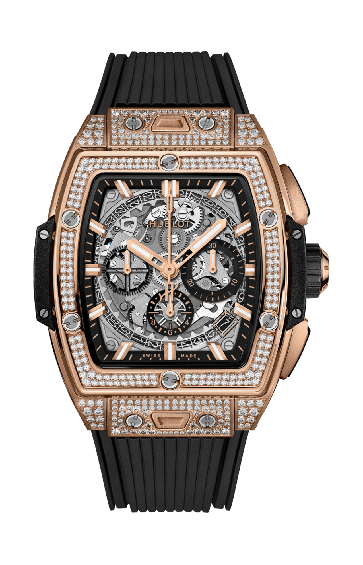 Hublot | SPIRIT OF BIG BANG KING GOLD PAV&Eacute; 42 MM - 642.OX.0180.RX.1704 (1)