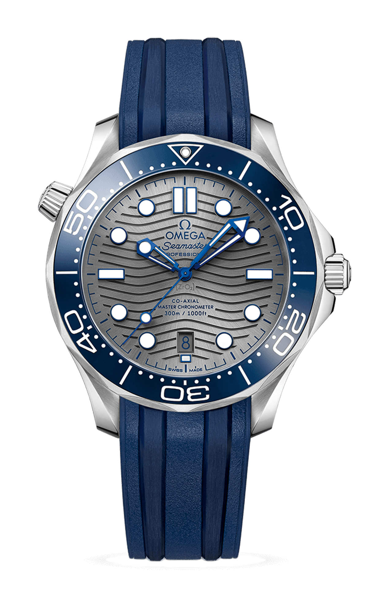 Omega | SEAMASTER DIVER 300M 42 MM, ACCIAIO SU CAUCCI&Ugrave; - 210.32.42.20.06.001 (1)
