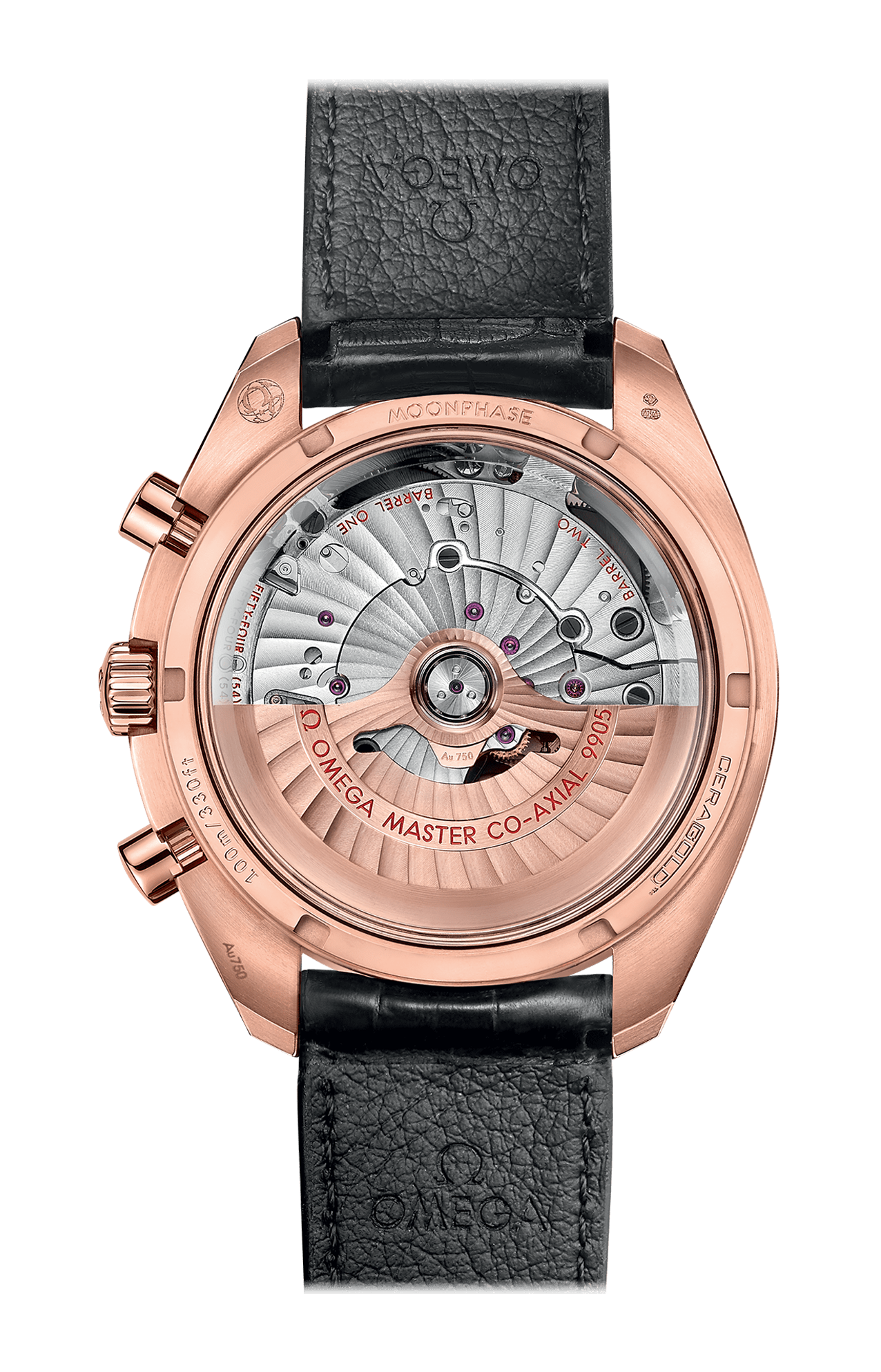 Omega | SPEEDMASTER FASI LUNARI 44,25 MM, ORO SEDNA&trade; SU PELLE - 304.63.44.52.01.001 (2)