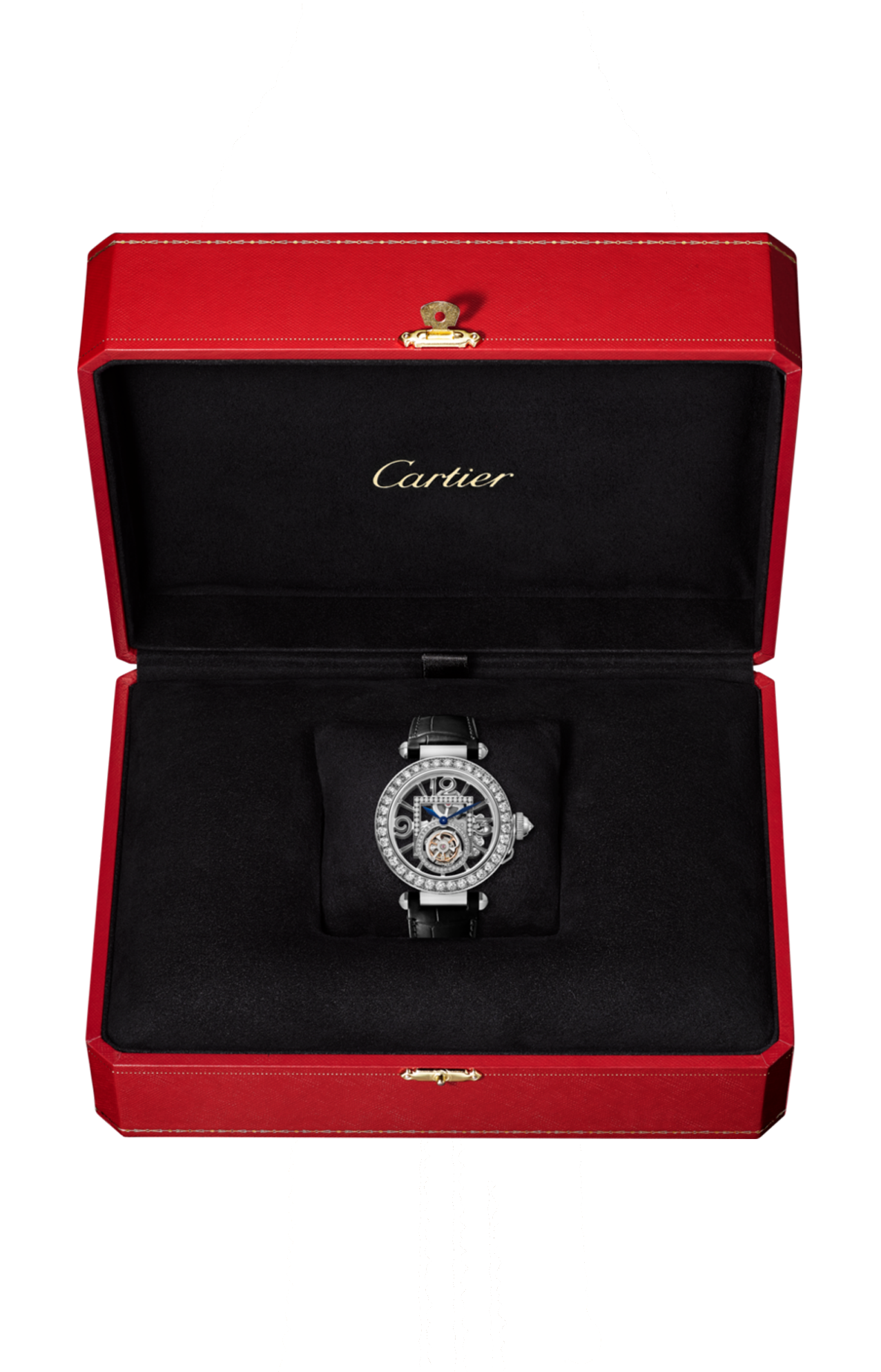 Cartier | PASHA DE CARTIER 41 MM, ORO BIANCO, DIAMANTI, SCHELETRATO, MANUALE - HPI01435 (3)