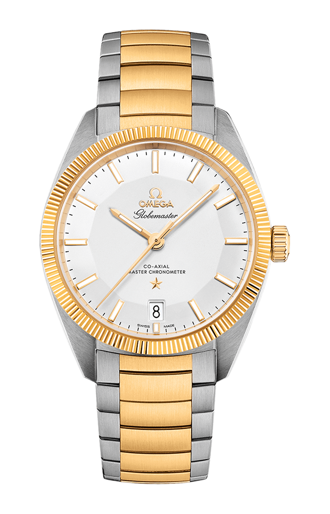 Omega | CONSTELLATION GLOBEMASTER 39 MM, ACCIAIO-ORO GIALLO SU ACCIAIO-ORO GIALLO - 130.20.39.21.02.001 (1)