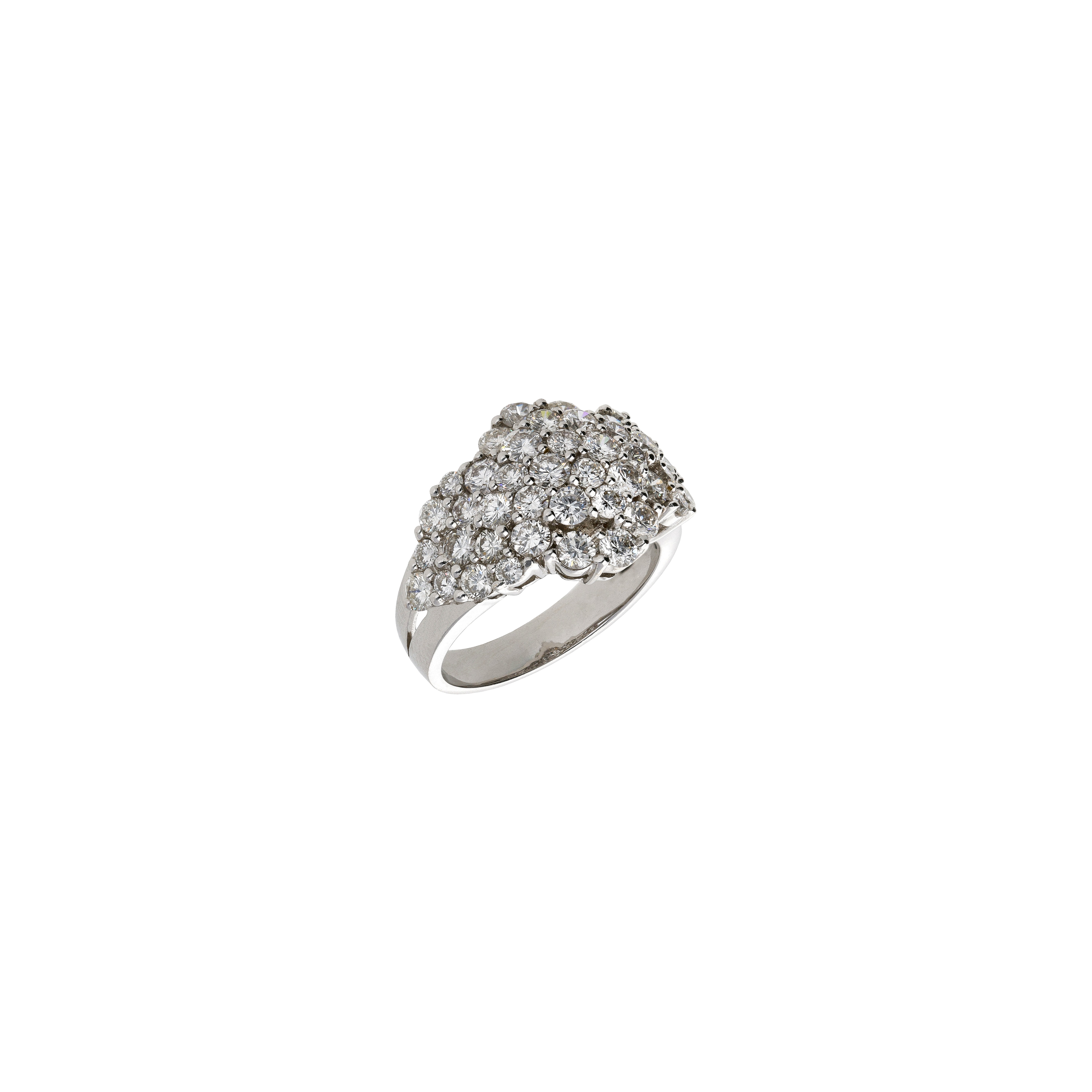 Bartorelli Italian Jewels | ANELLO IN ORO BIANCO CON PAV&Egrave; DI DIAMANTI - MR1218510DW (1)