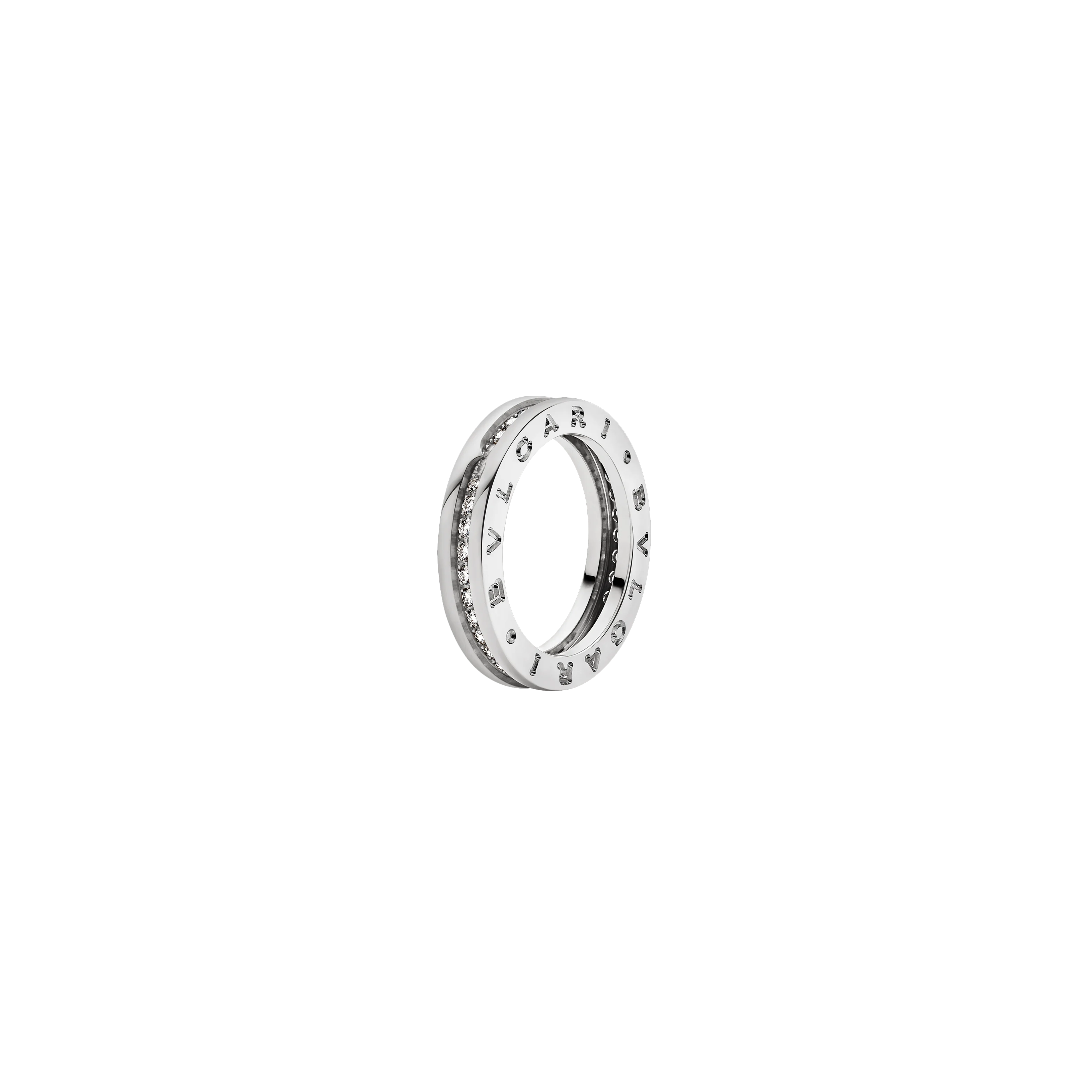 Bulgari | ANELLO B.ZERO1 IN ORO BIANCO E DIAMANTI - AN850656 - AN850656 (1)