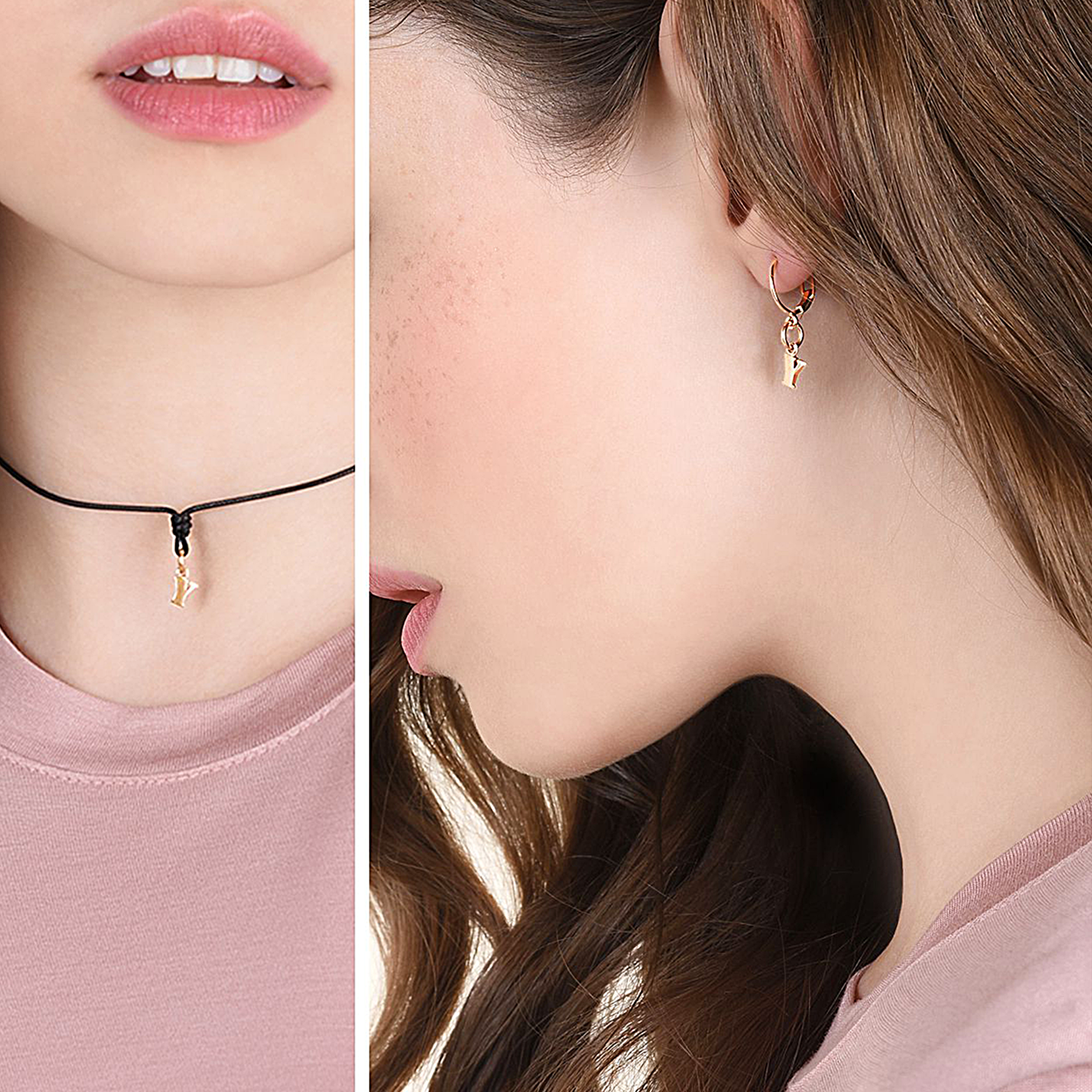 Dodo | DODO LETTERE - LETTERA Y IN ORO ROSA MISURA PICCOLA -DLET9P/Y - DLET9P/Y (2)