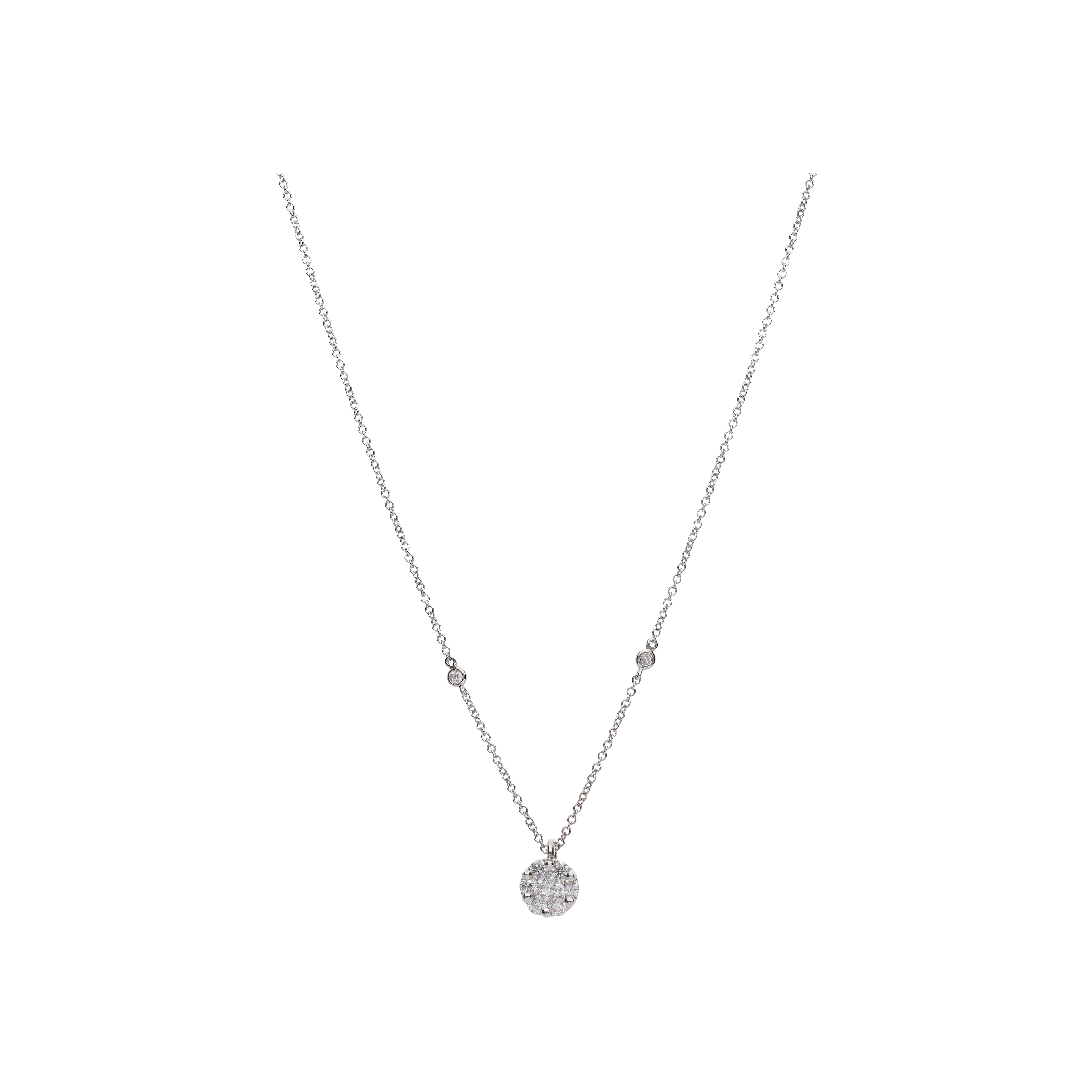 Bartorelli Italian Jewels | COLLANA IN ORO BIANCO CON DIAMANTI - CD09203DW (1)