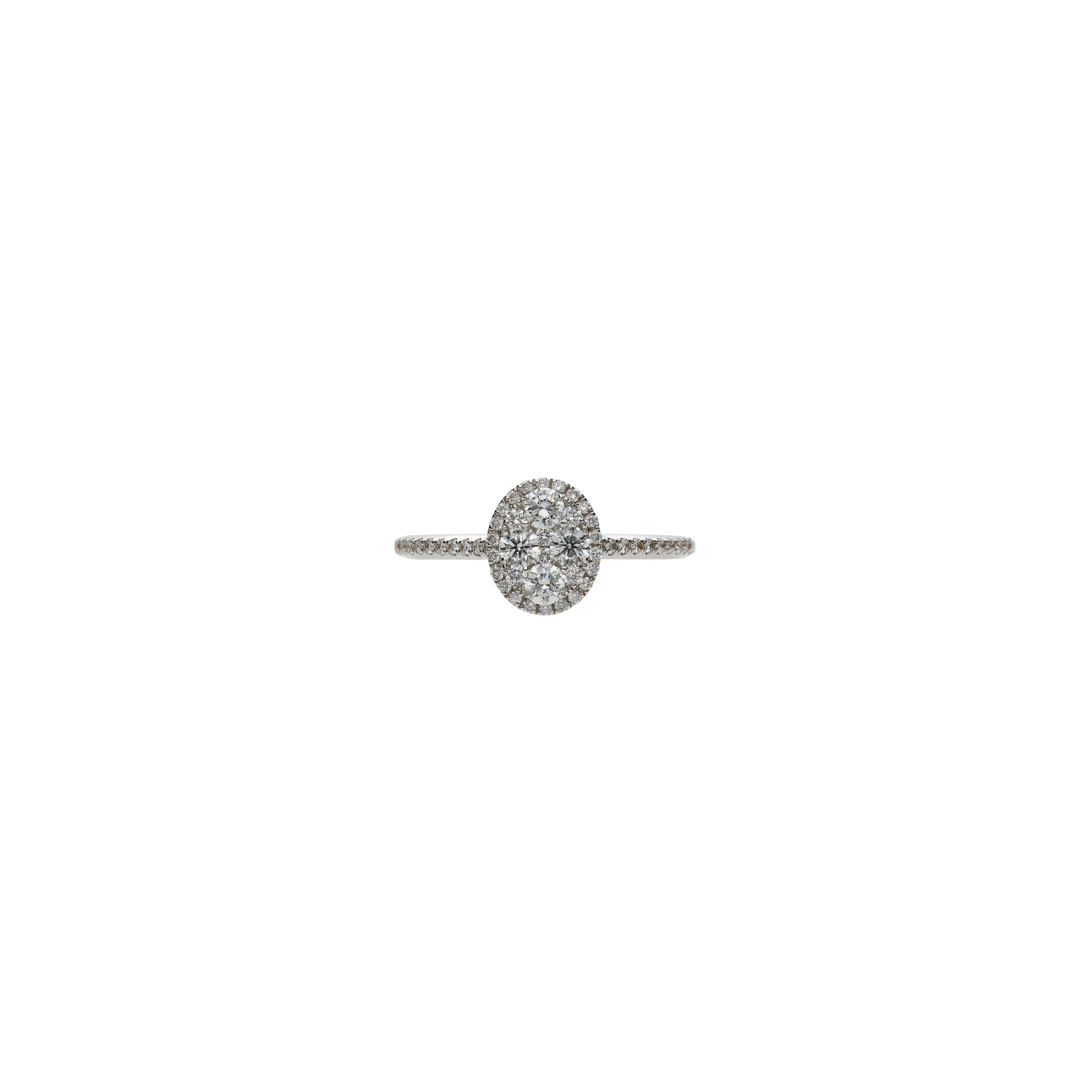 Bartorelli Italian Jewels | ANELLO SOLITARIO IN ORO BIANCO CON DIAMANTI - MR91432DW (2)