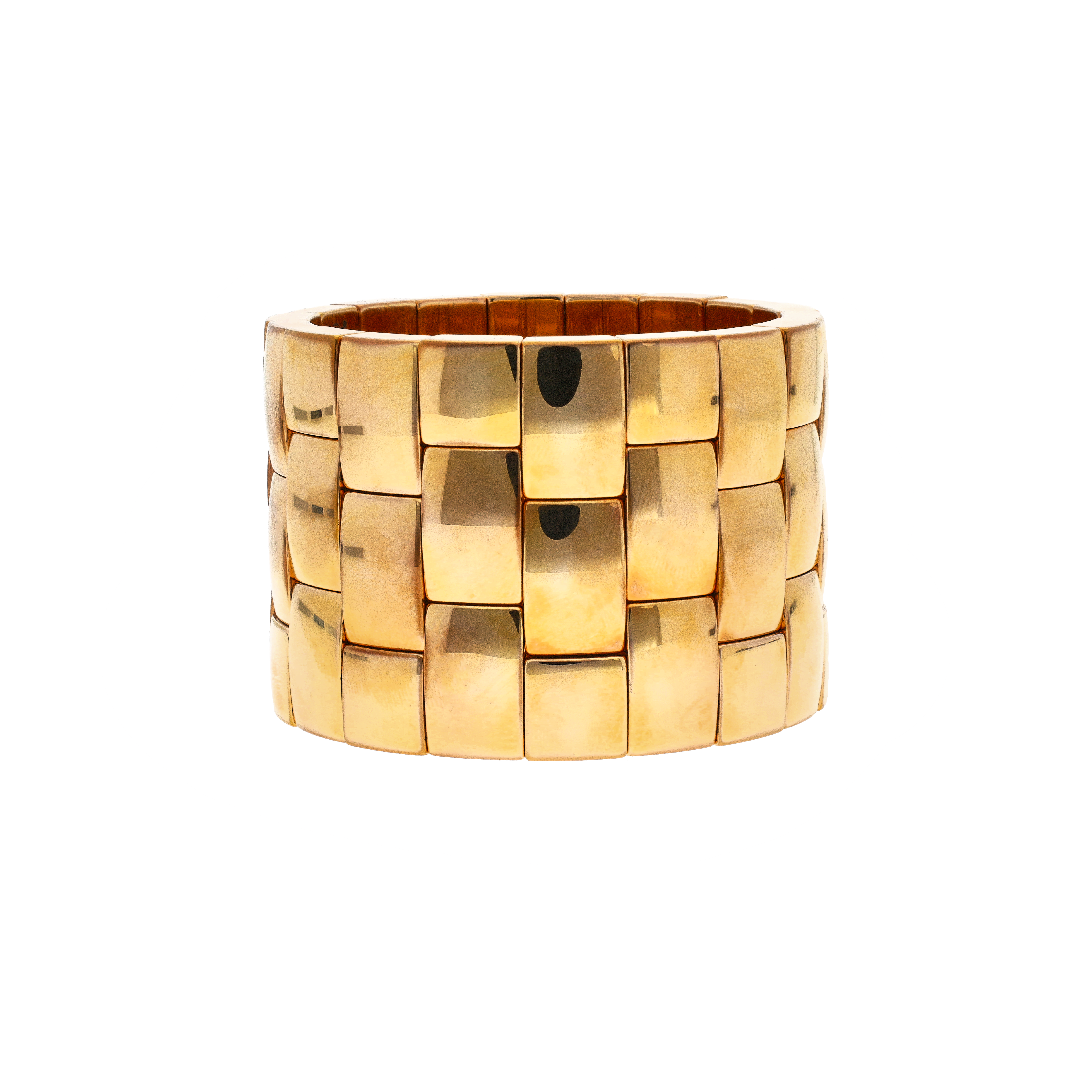 Roberto Demeglio | BRACCIALE AURA IN CERAMICA DORATA ROSA - AU963R (1)