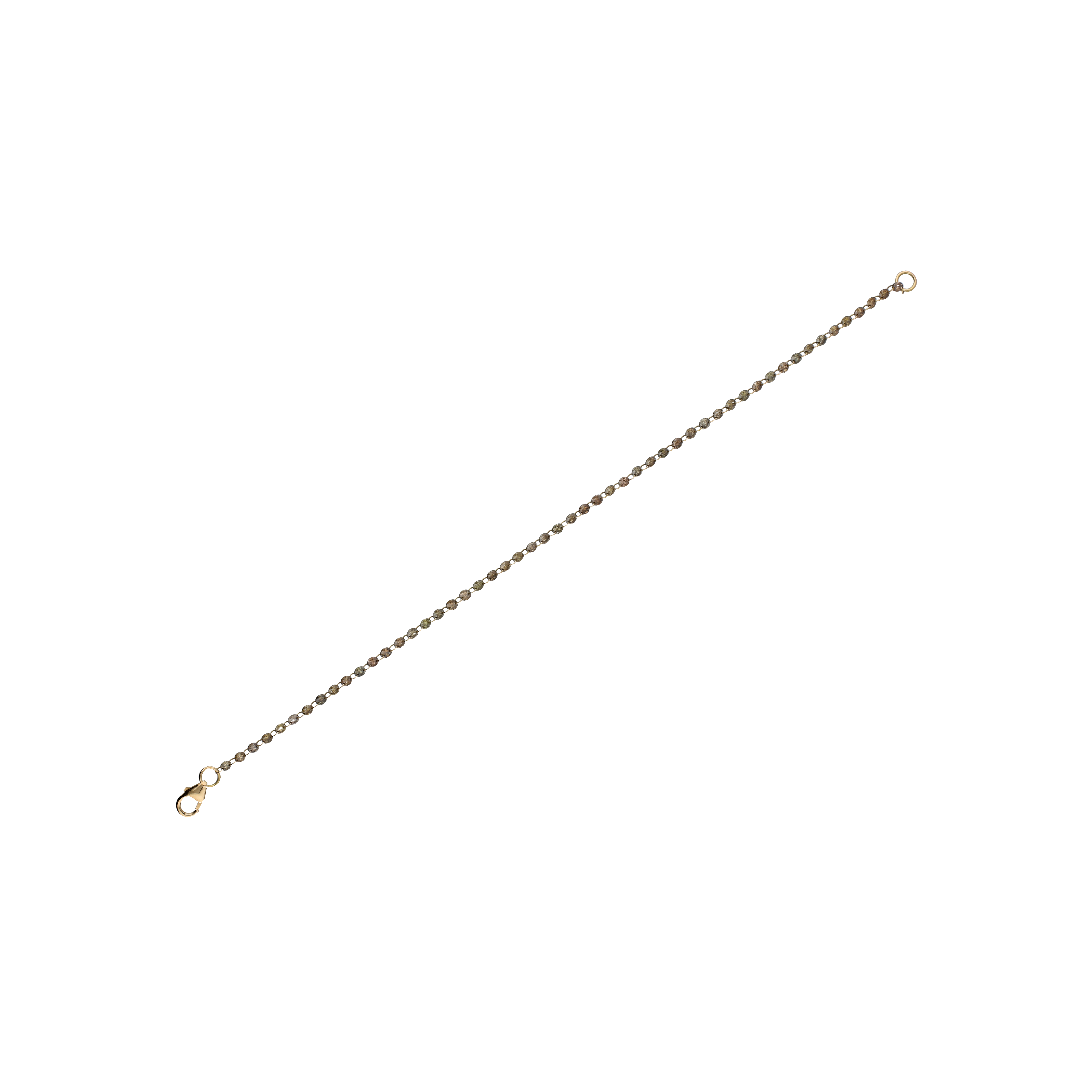 Bartorelli Italian Jewels | BRACCIALE TENNIS IN ORO ROSA E DIAMANTI BROWN - B032/1 (1)
