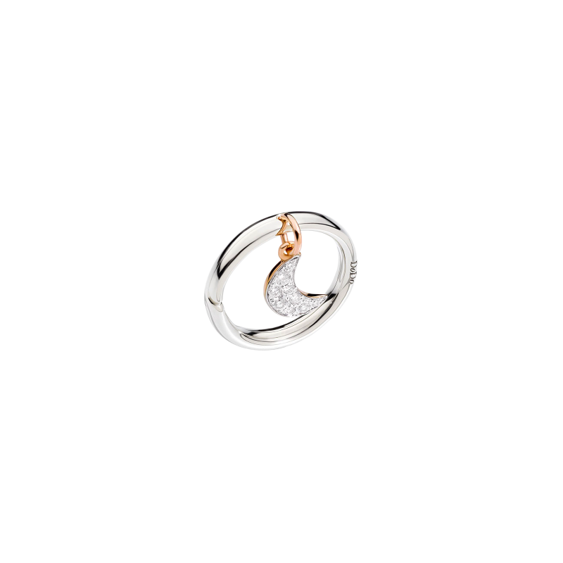 Dodo | DODO ANELLI - ANELLO BRIS&Egrave; IN ORO BIANCO - ADDO11/9B - DAB6000BRISE0009B (2)