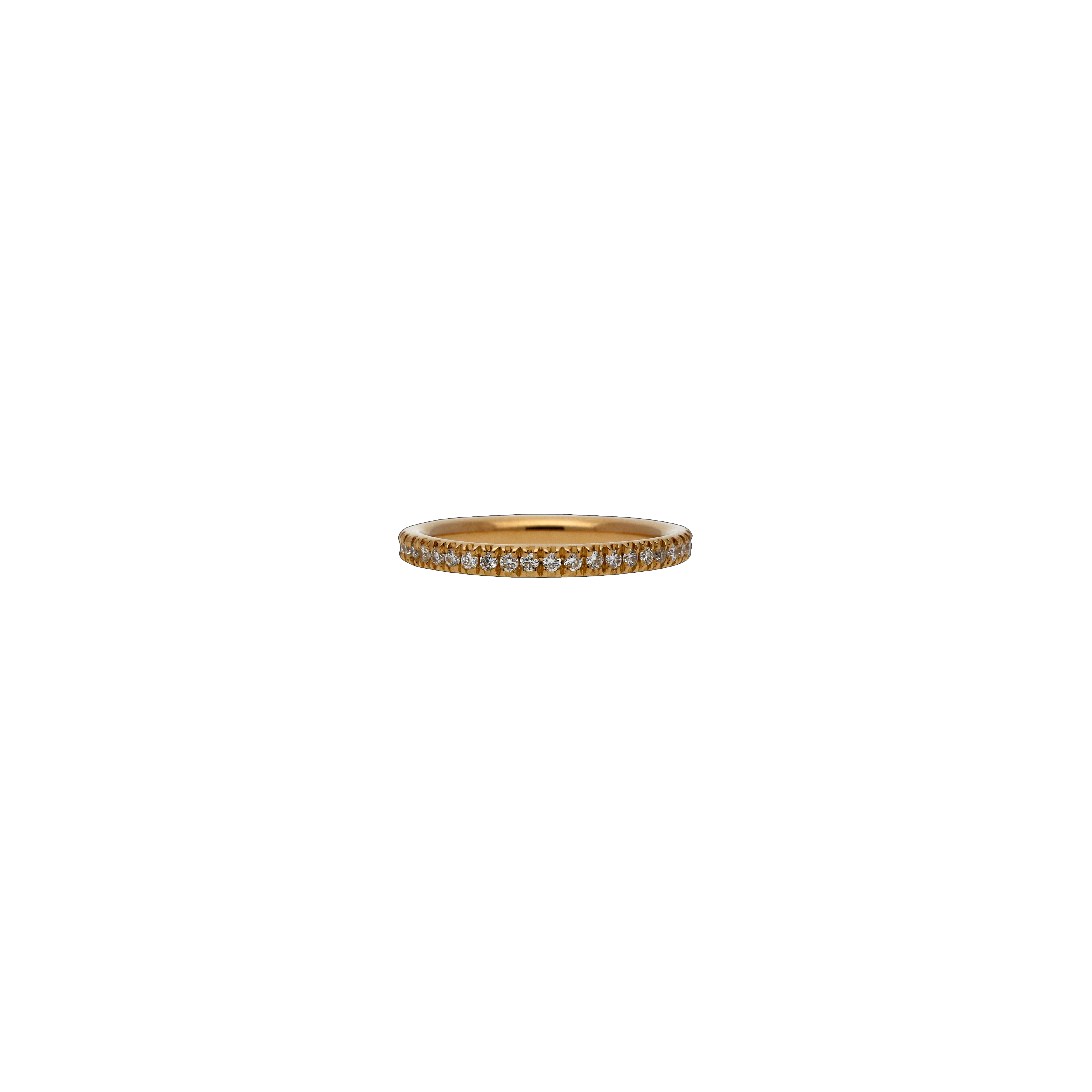 Bartorelli Italian Jewels | VERETTA IN ORO ROSA 18 CARATI CON DIAMANTI TAGLIO BRILLANTE - 016-A7R (2)