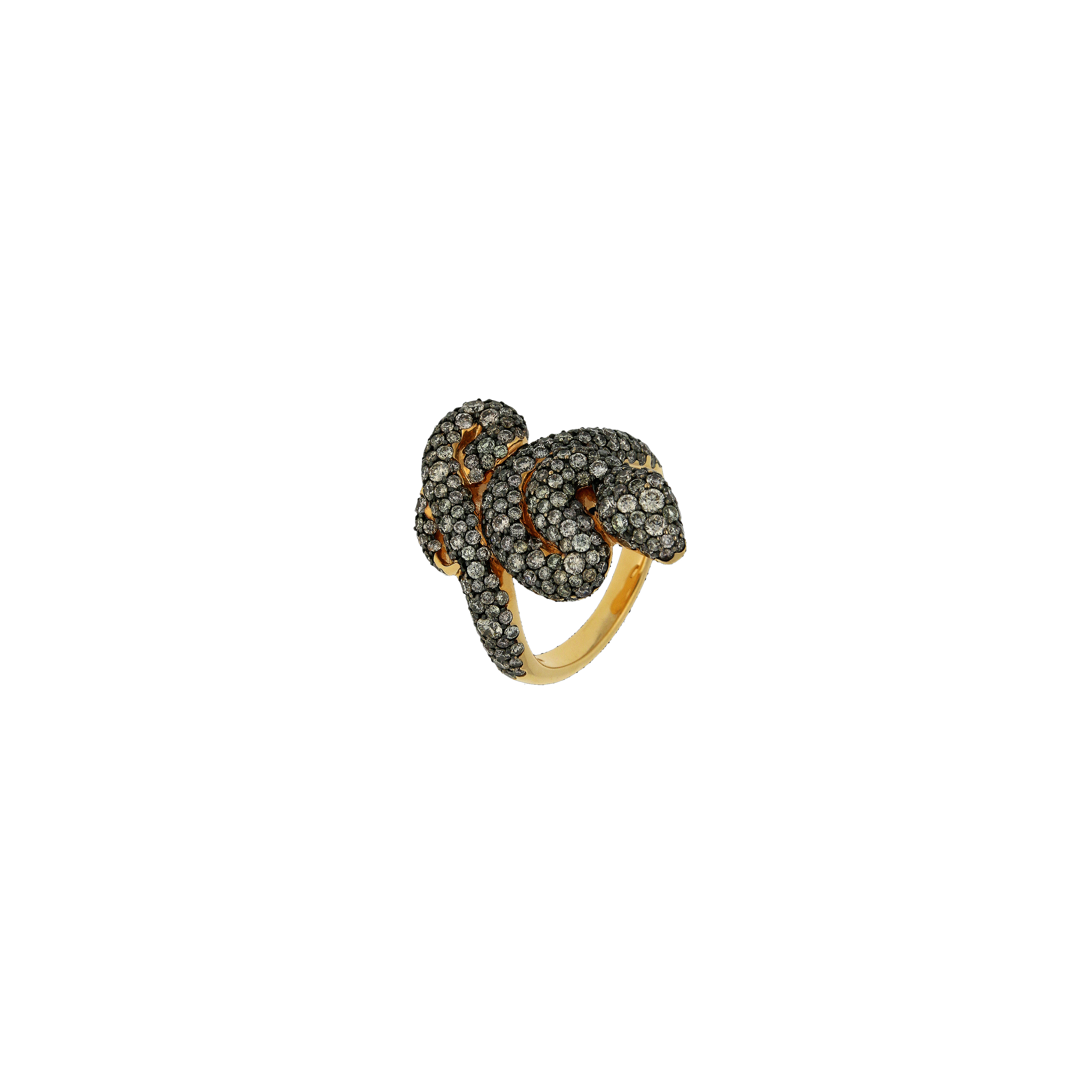 Bartorelli Italian Jewels | ANELLO SERPENTE IN ORO ROSA E DIAMANTI - VR24699DBP (1)
