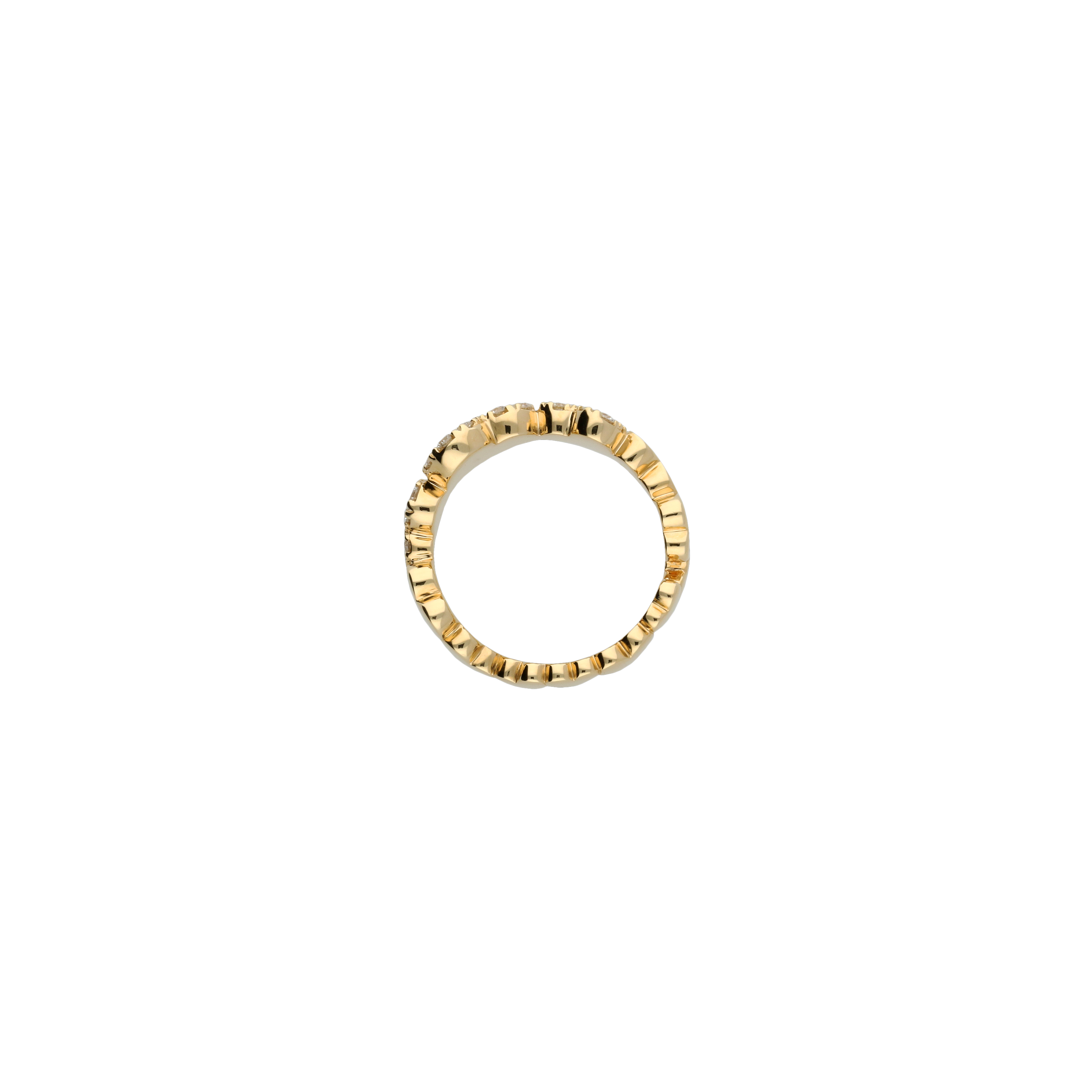 Bartorelli Italian Jewels | ANELLO ORO ROSA CUORI CON DIAMANTI BIANCHI - VR26584DP (2)
