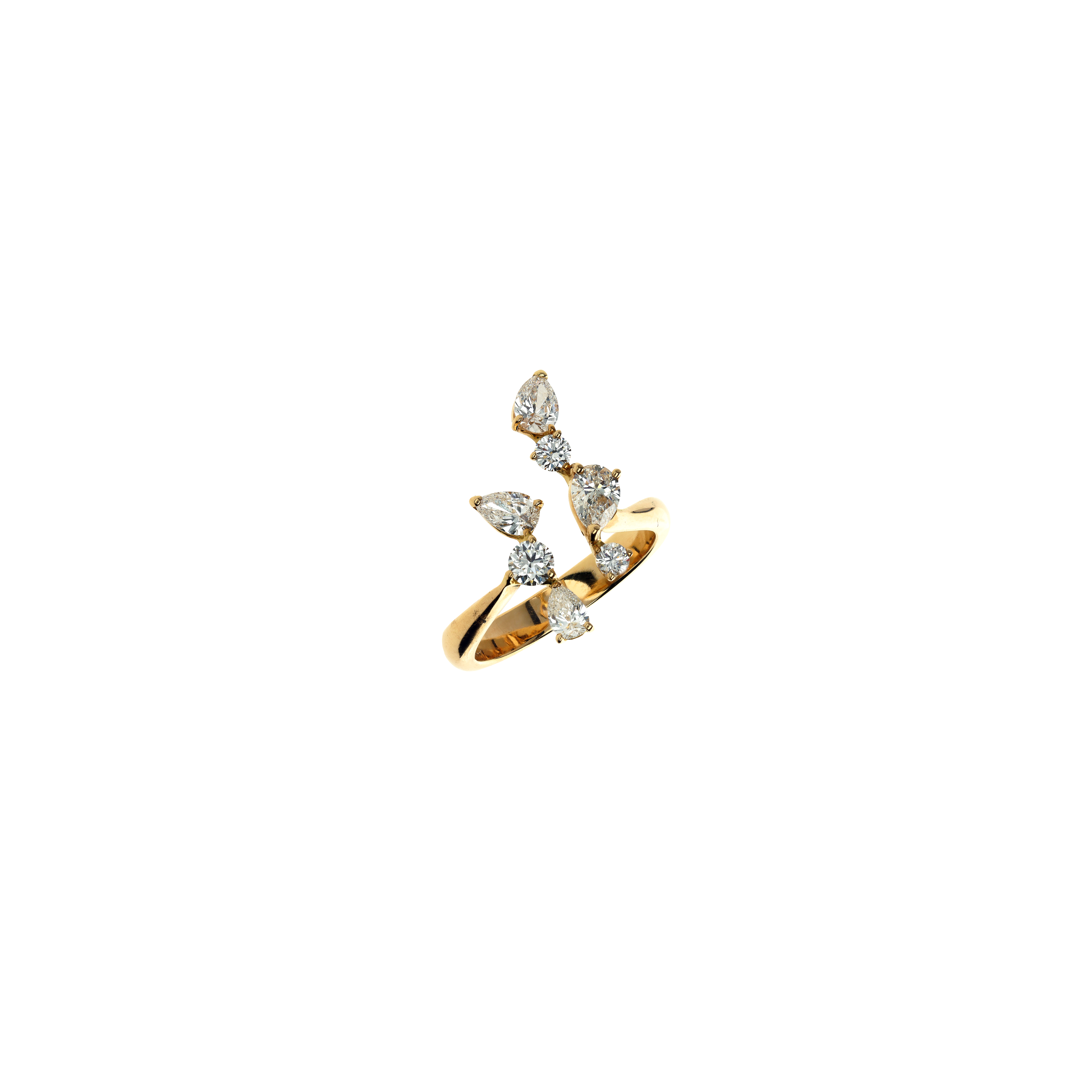 Bartorelli Italian Jewels | ANELLO RAMI IN ORO ROSA CON DIAMANTI - 3R00007DP (1)