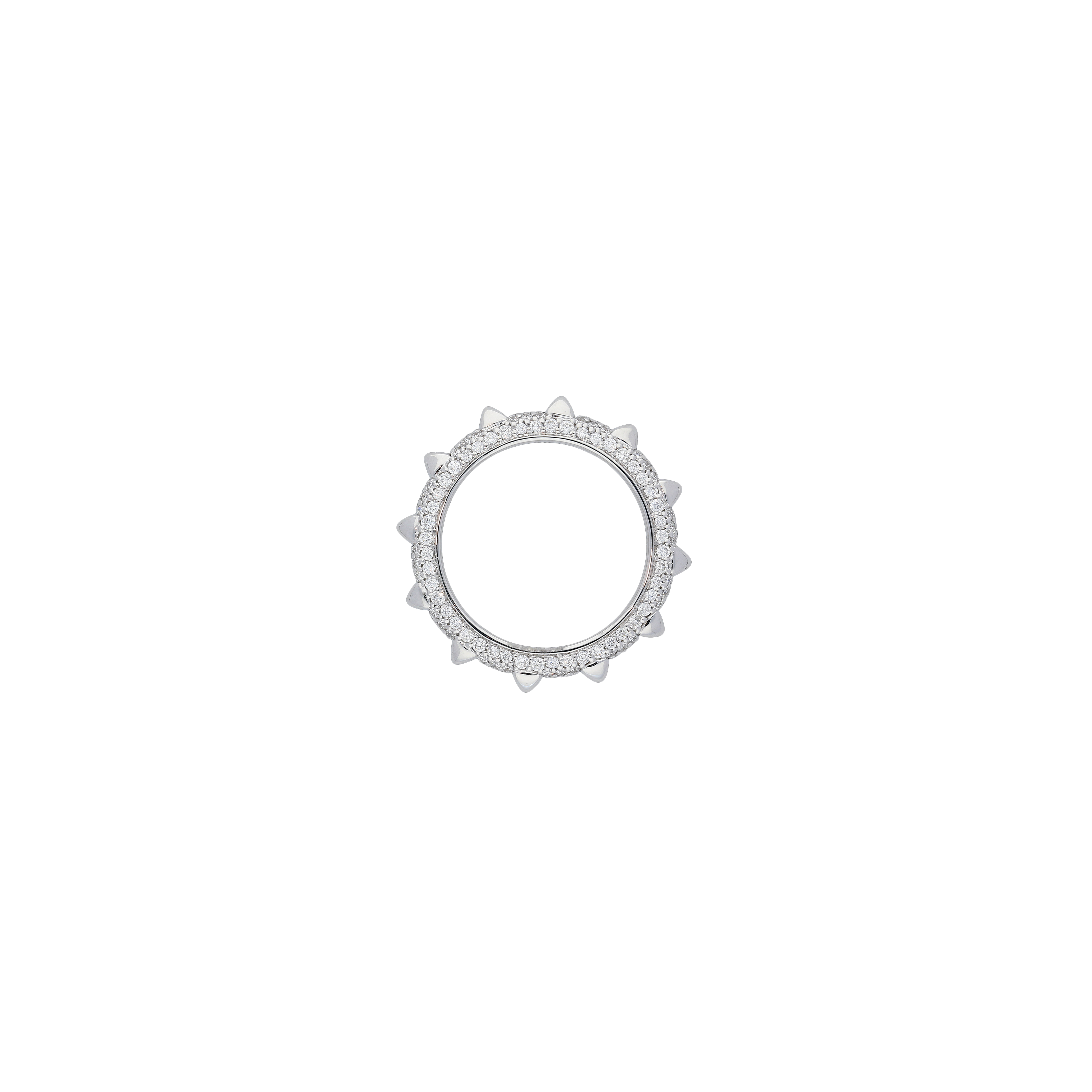 Bartorelli Italian Jewels | ANELLO IN ORO BIANCO PAVE' DIAMANTI - VR27579DW (3)