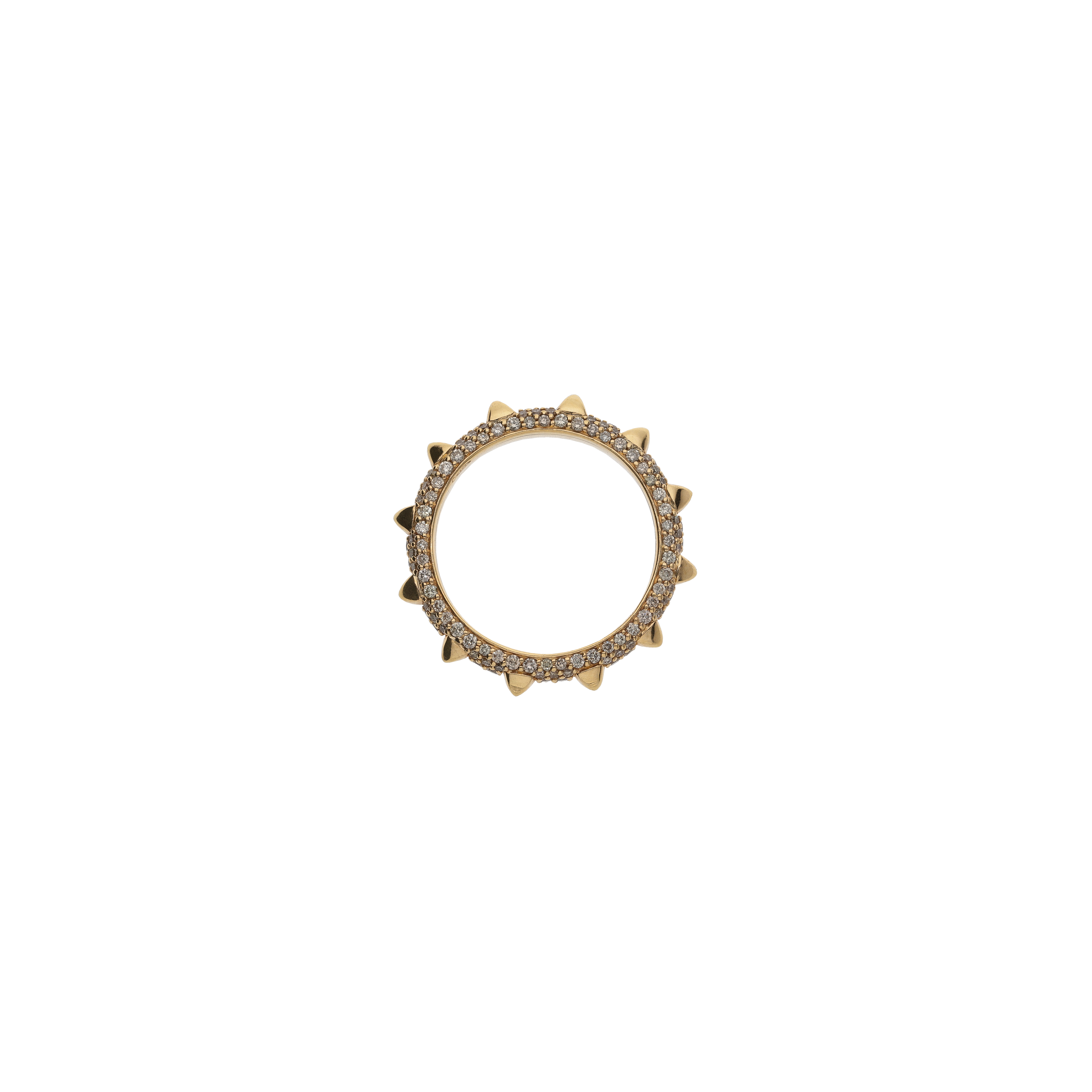 Bartorelli Italian Jewels | ANELLO IN ORO ROSA PAVE' DIAMANTI BROWN - VR27579DBP (3)