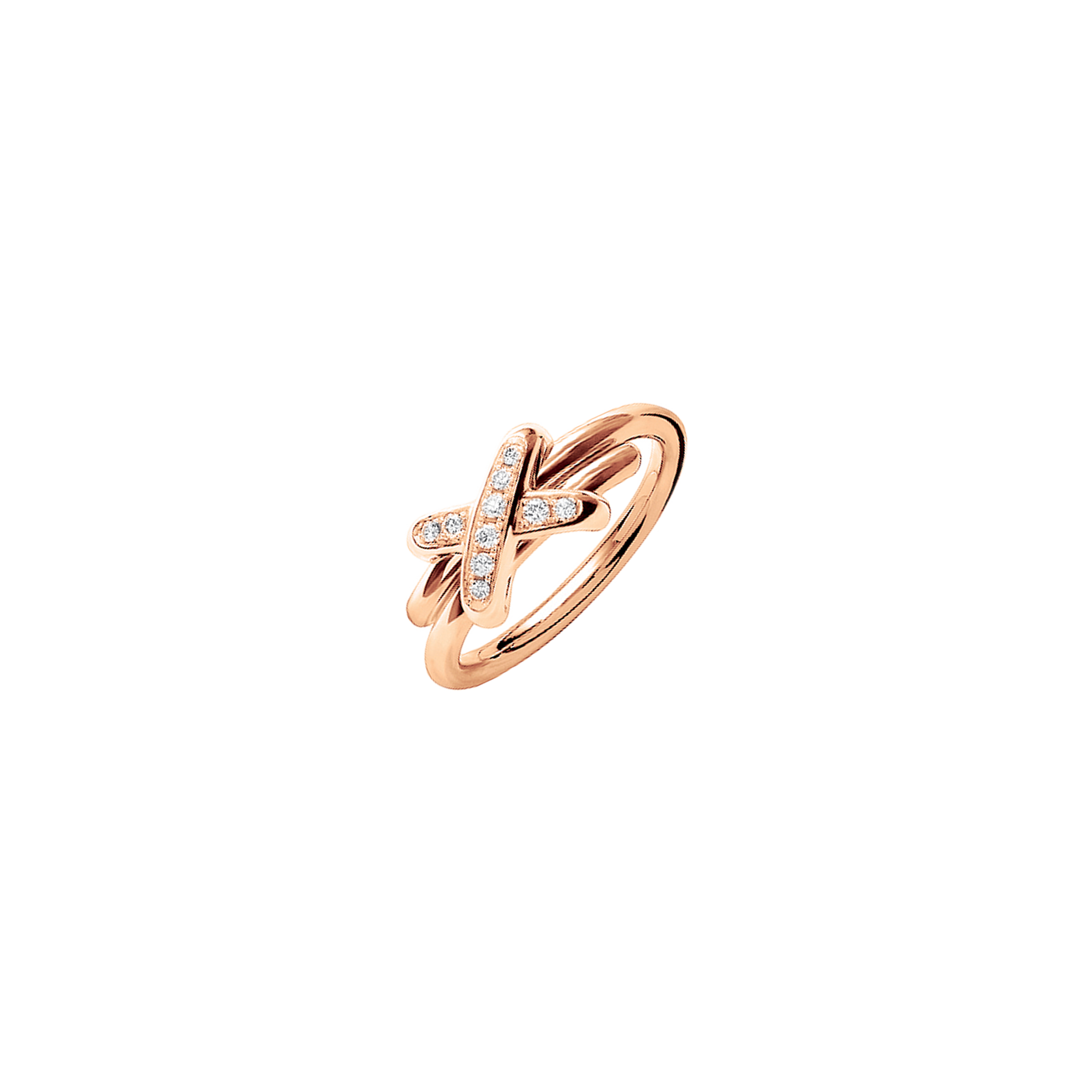 Chaumet | CHAUMET - ANELLO JEUX DE LIENS IN ORO ROSA E DIAMANTI - 081239 - 081239 (1)