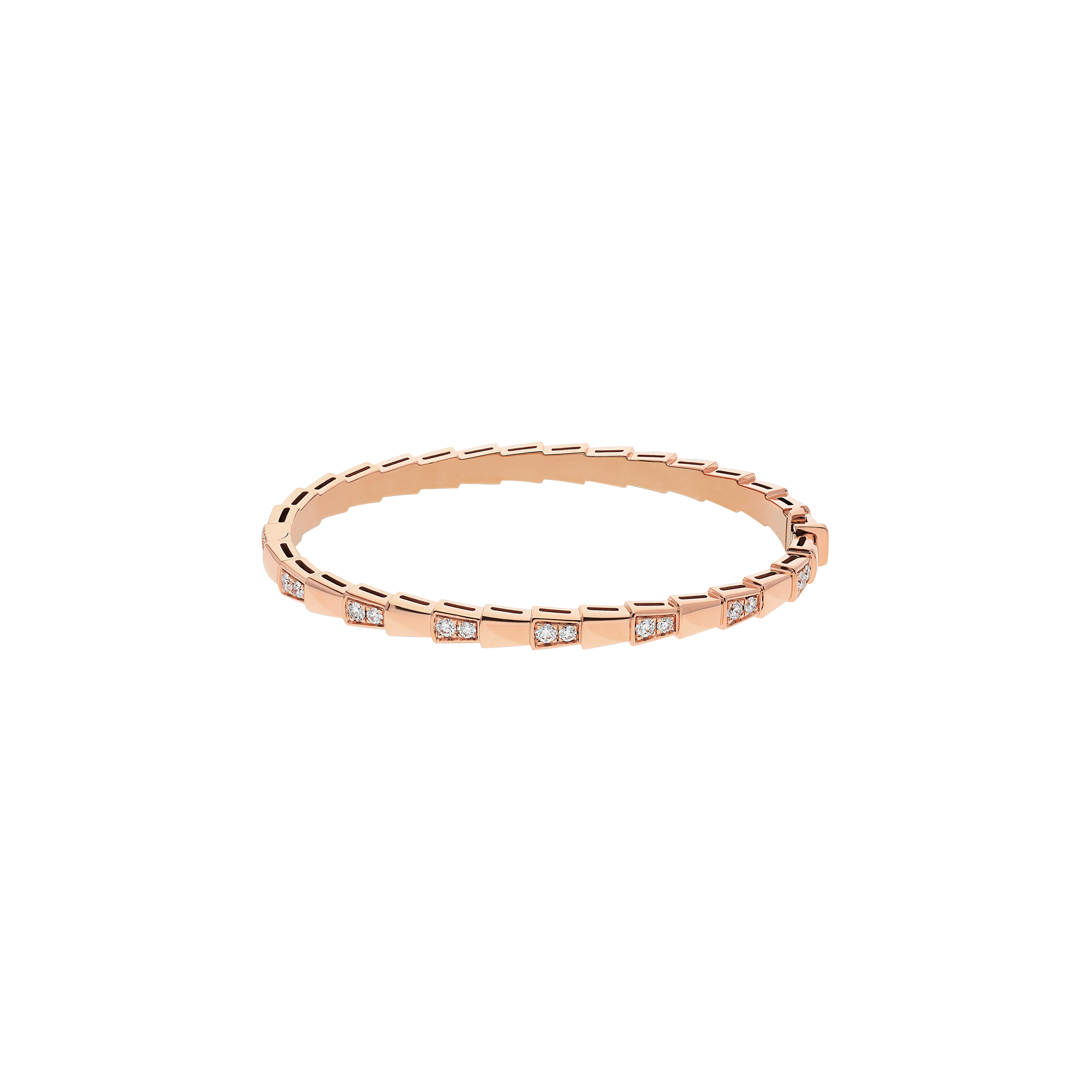 Bulgari | BRACCIALE SERPENTI VIPER IN ORO ROSA E DIAMANTI - BR858319 - BR859369 (2)