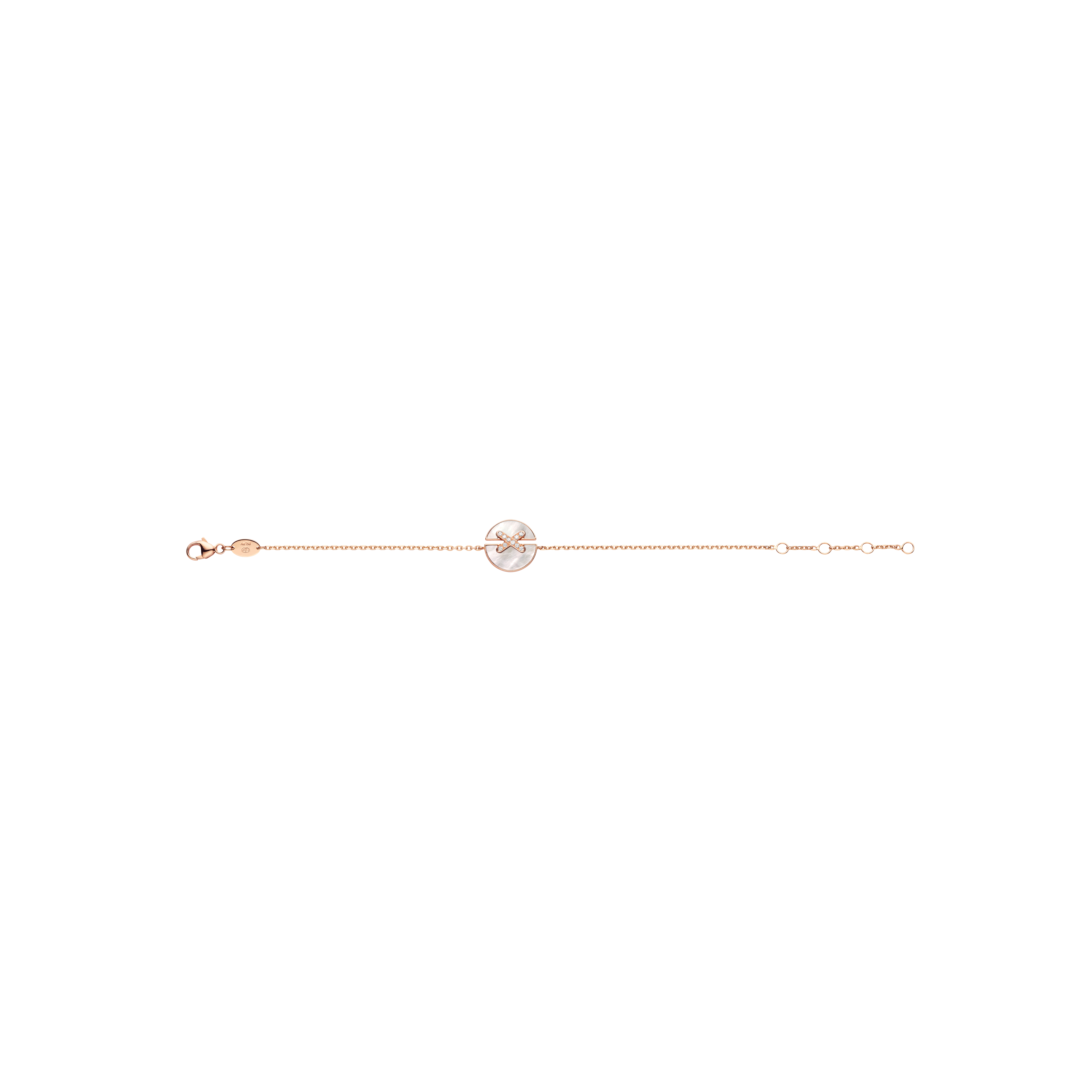 Chaumet | CHAUMET - BRACCIALE JEUX DE LIENS HARMONY IN ORO ROSA CON DIAMANTI E MADREPERLA - 084231 - 084231 (1)