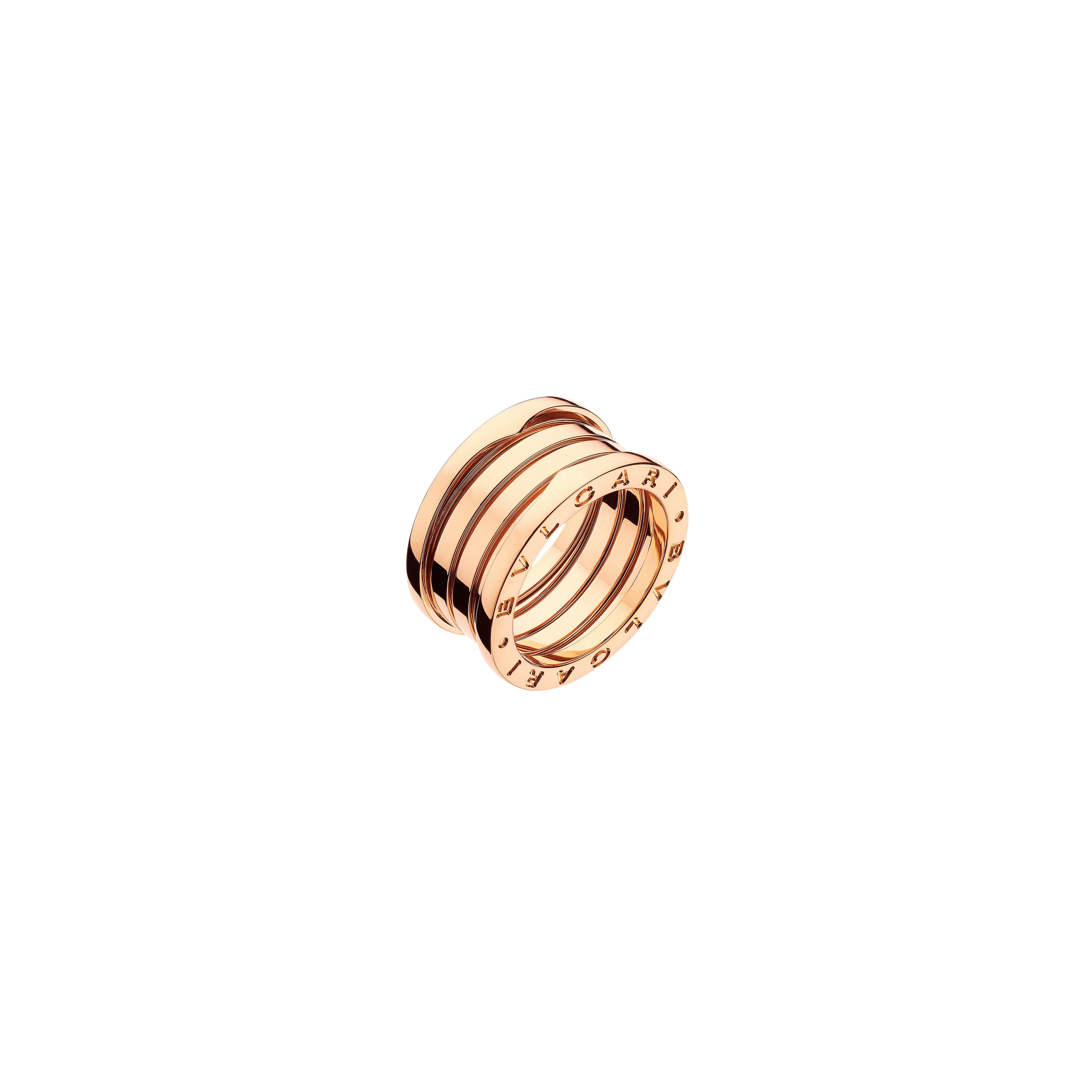 Bulgari | ANELLO B.ZERO1 A QUATTRO FASCE IN ORO ROSA - AN856732 - AN856732 (1)