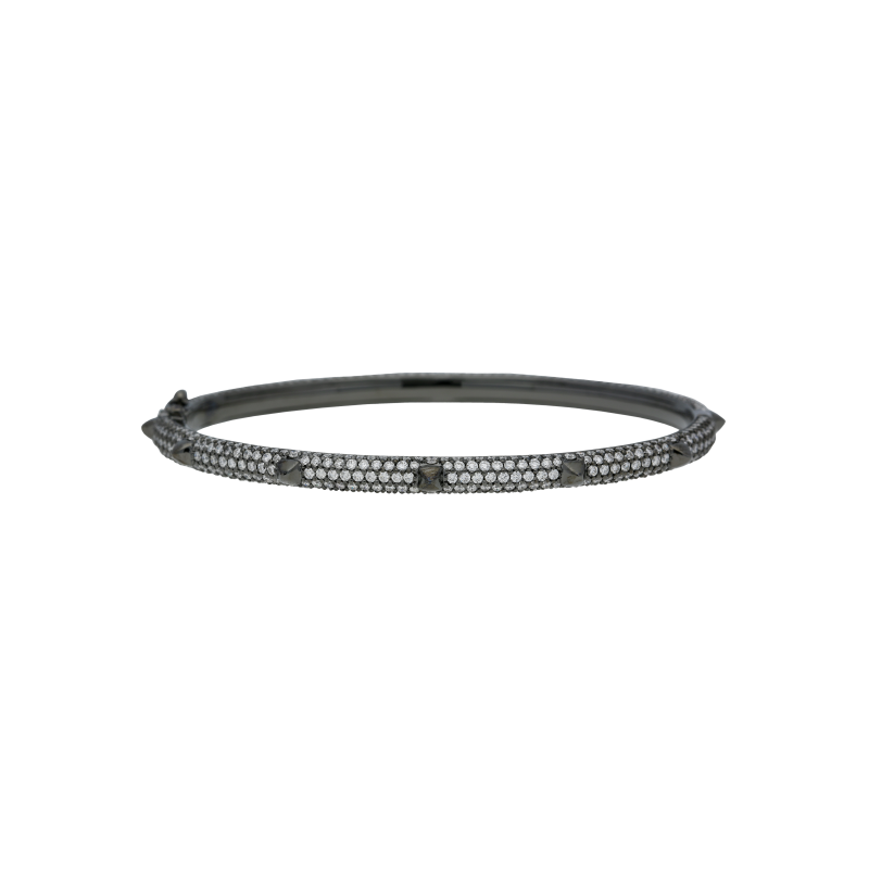 Bartorelli Italian Jewels | BRACCIALE IN ORO NERO FULL PAVE' DIAMANTI BIANCHI - VB27858DBW (1)