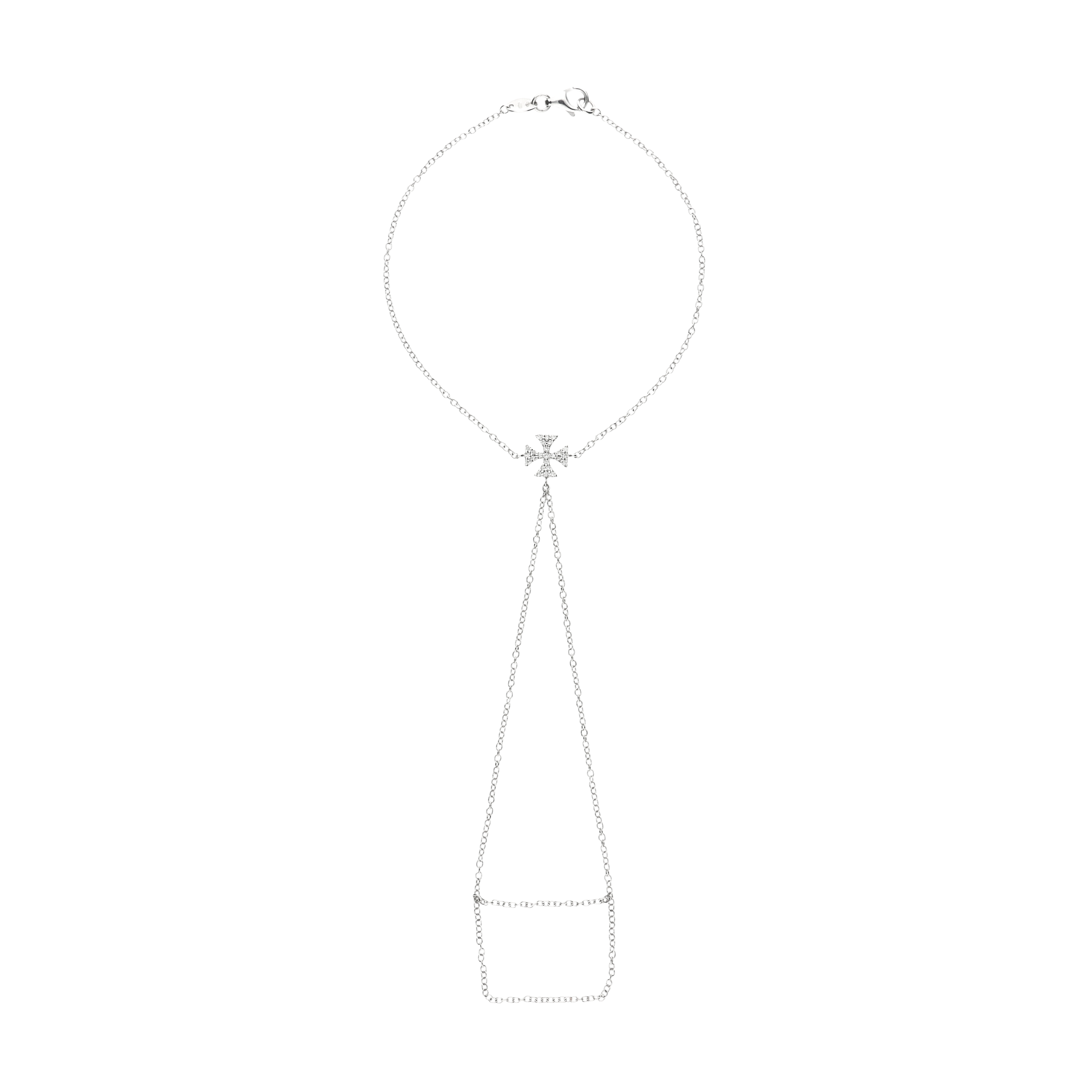 Bartorelli Italian Jewels | BRACCIALE BACIAMANO IN ORO BIANCO E DIAMANTI - BR132B-3664 (1)