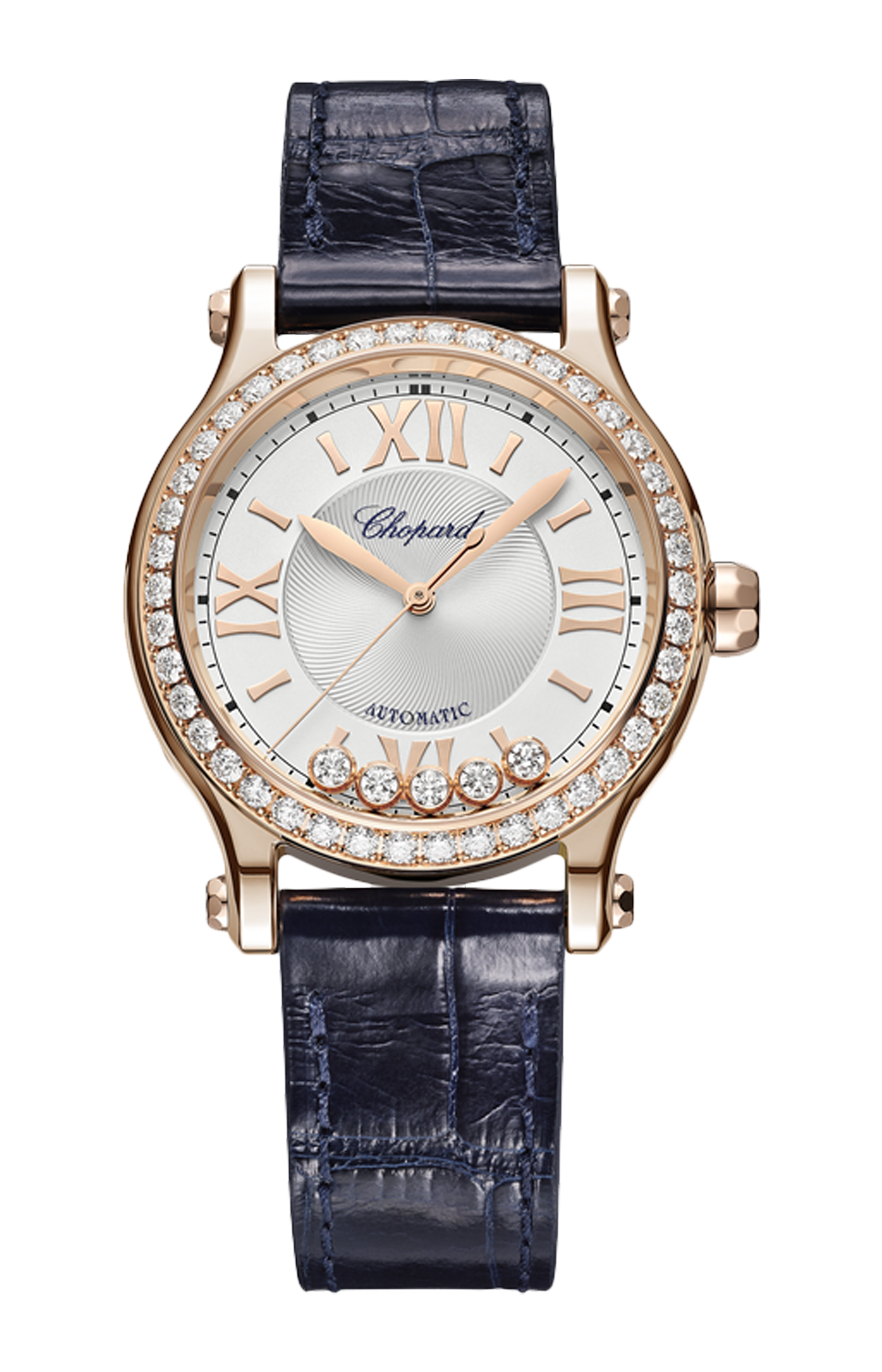 Chopard | HAPPY SPORT 33 MM, AUTOMATICO, ORO ROSA ETICO, DIAMANTI - 275378 (1)