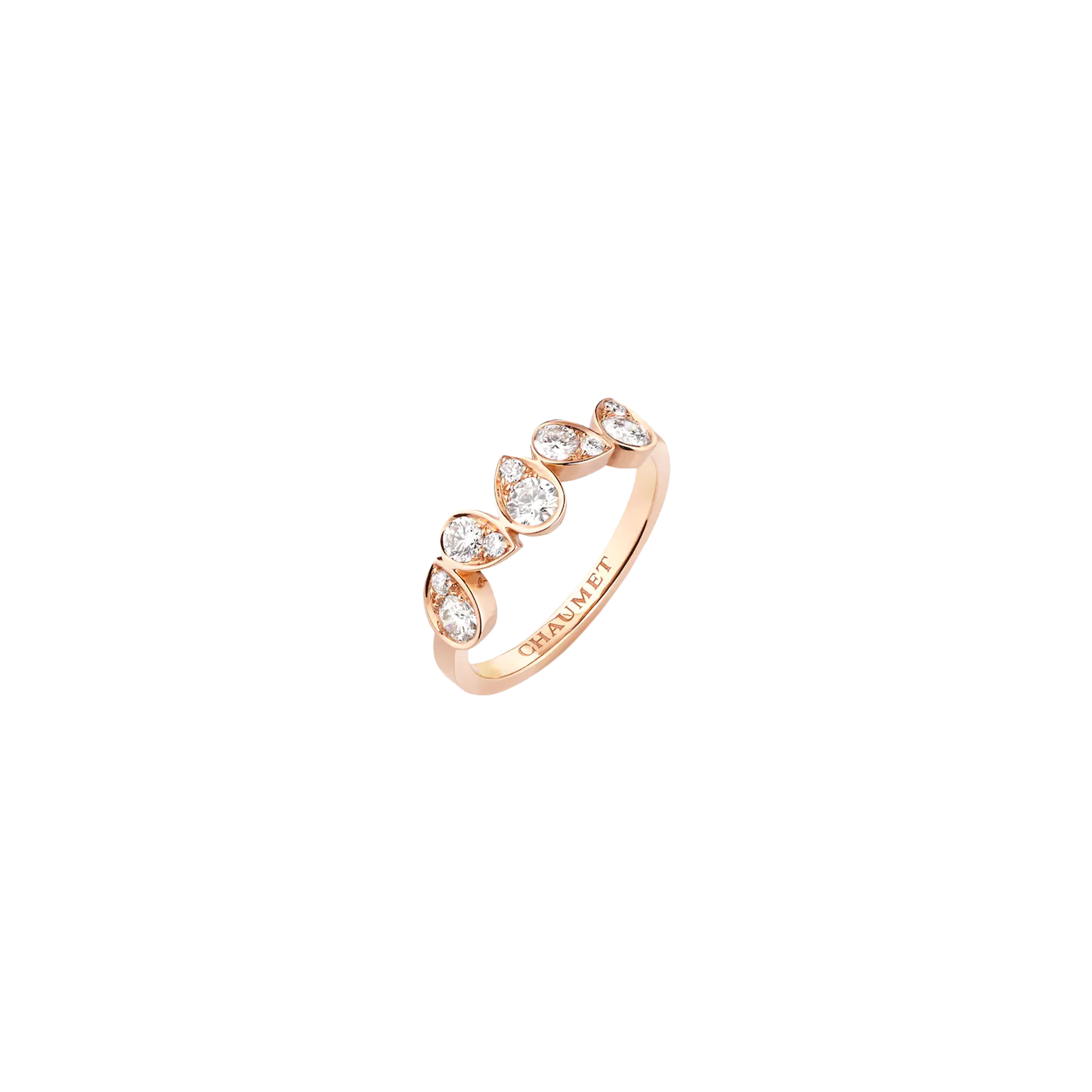 Chaumet | CHAUMET - ANELLO JOS&Eacute;PHINE RONDE D'AIGRETTES IN ORO ROSA E DIAMANTI - 083843 - 083843 (1)