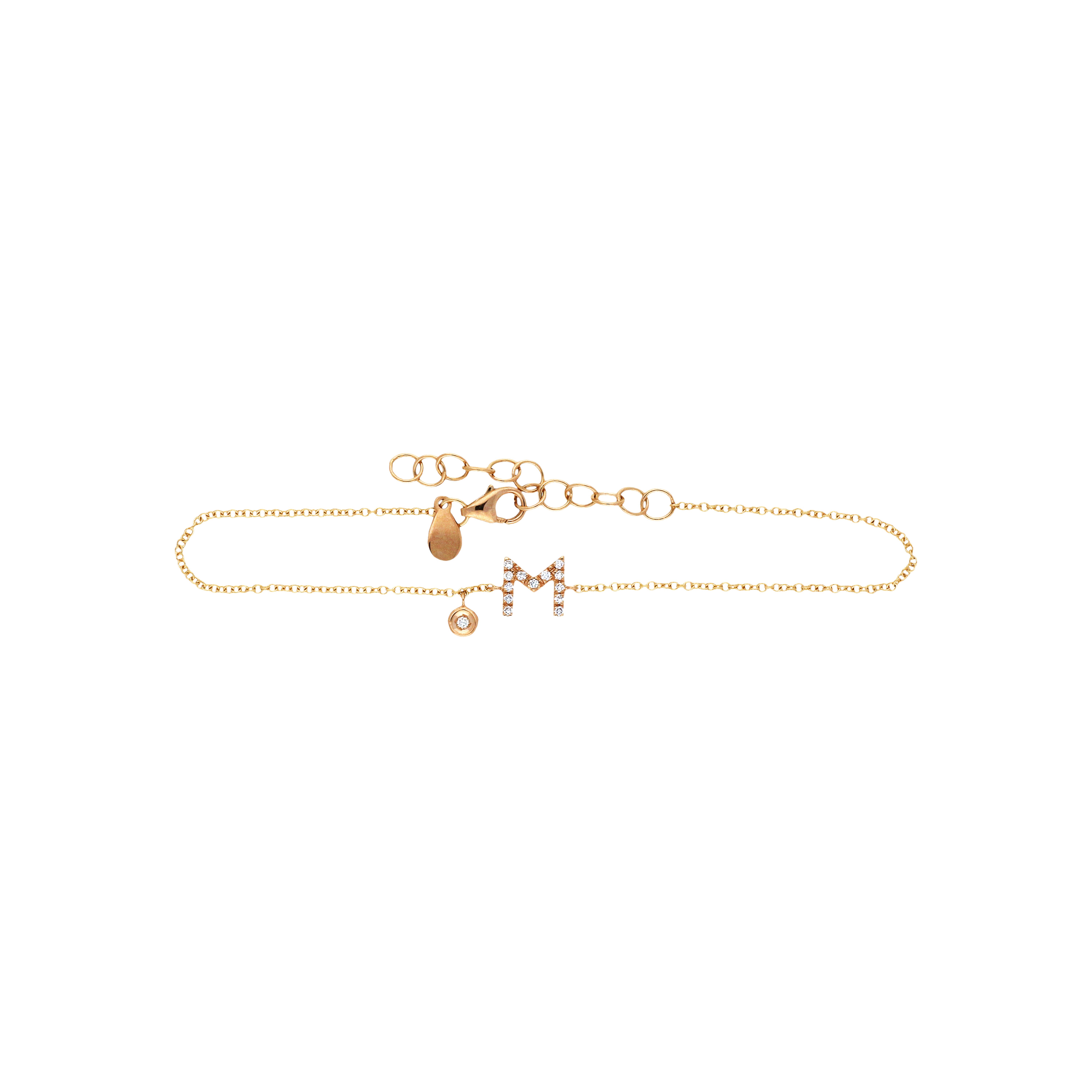 Bartorelli Italian Jewels | Bracciale in oro rosa 18 carati e diamanti bianchi taglio brillante - BRL6046MRB (1)