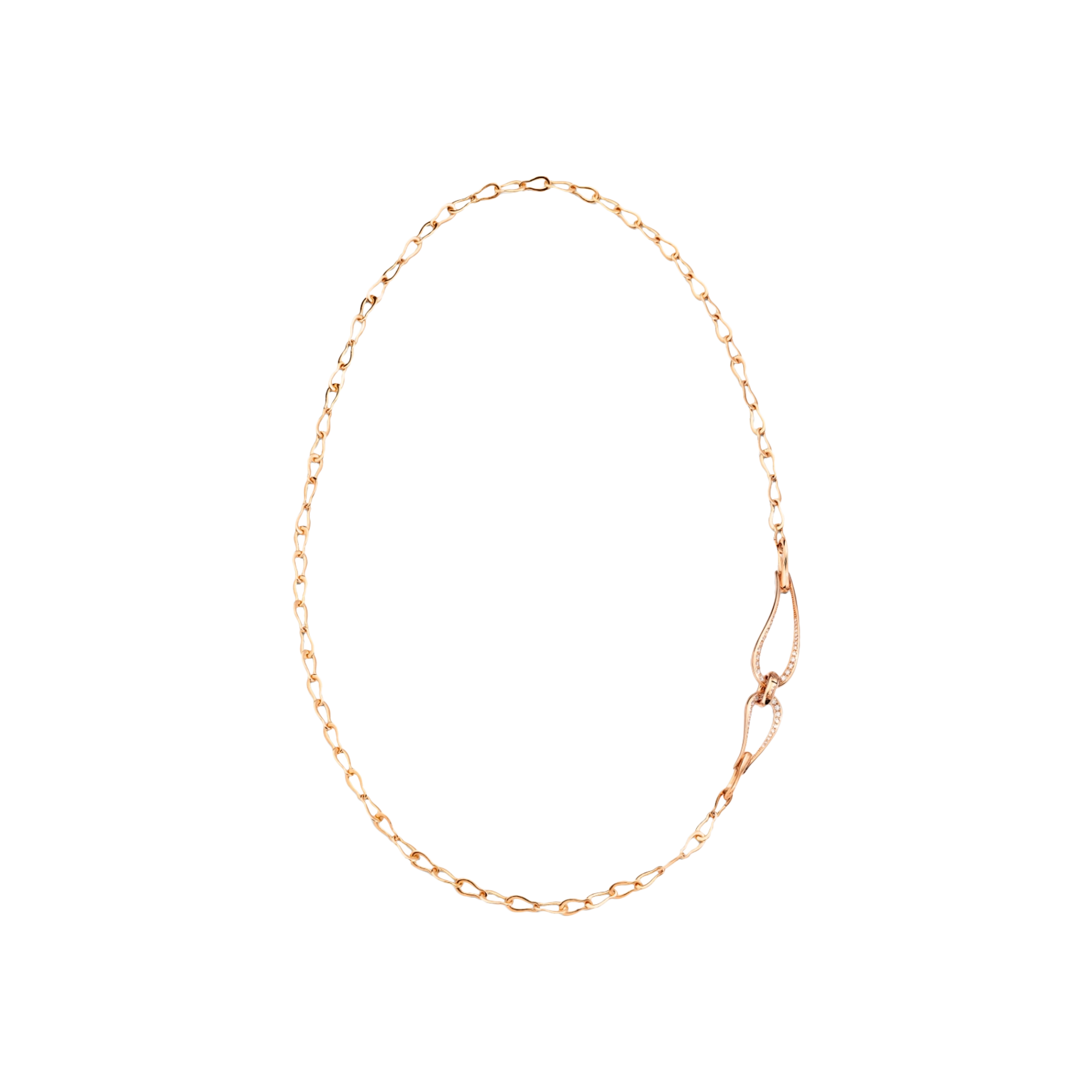 Pomellato | COLLANA CON PENDENTE FANTINA IN ORO ROSA E DIAMANTI - PCC1021O7000DB000 - PCC1021O7000DB000 (2)