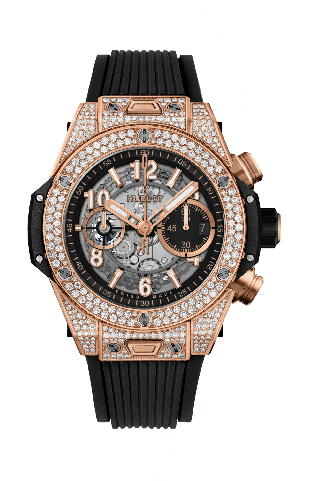 Hublot | BIG BANG UNICO KING GOLD PAV&Eacute; 44 MM - 421.OX.1180.RX.1704 (1)
