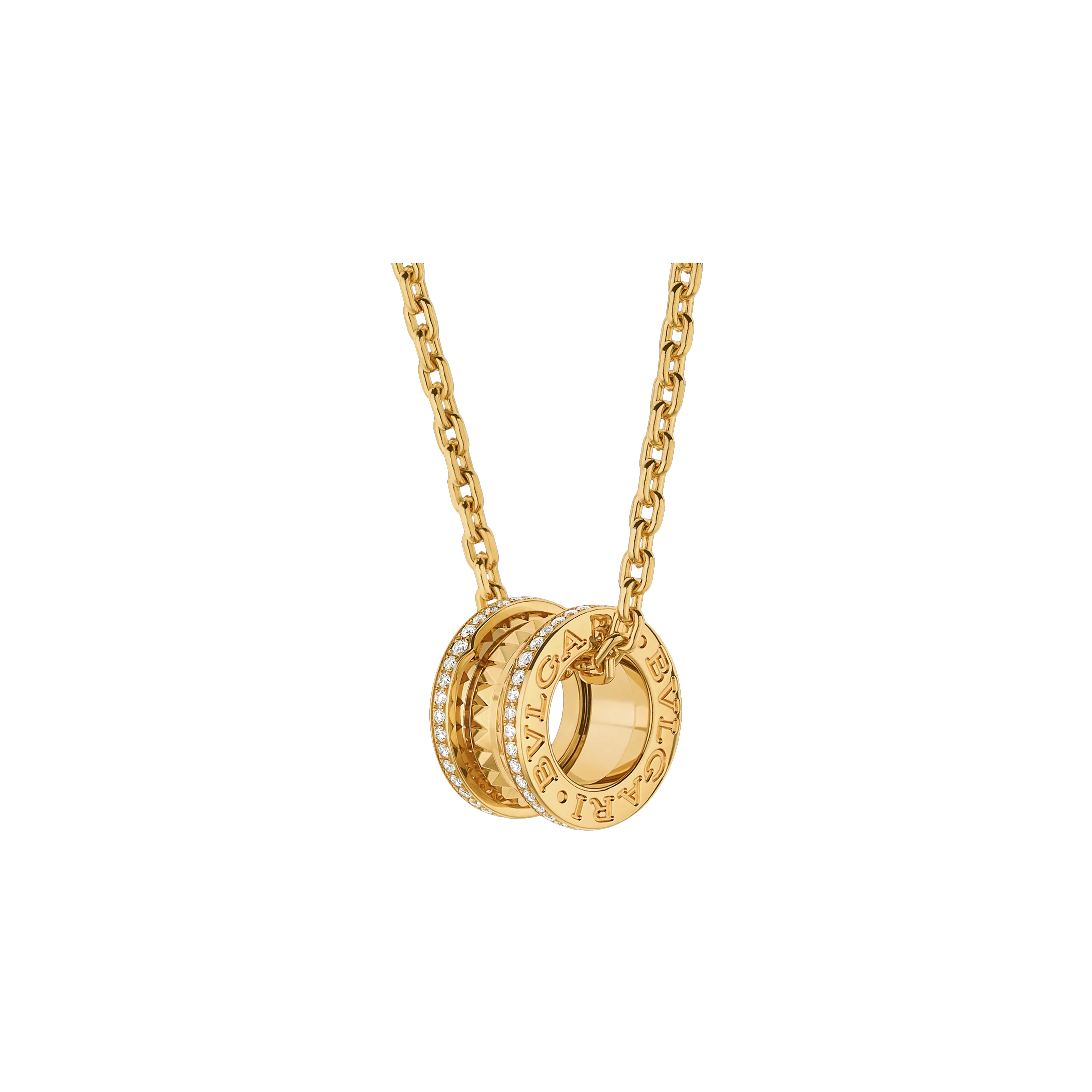 Bulgari | COLLANA B.ZERO1 IN ORO GIALLO E DIAMANTI - CL859268 - CL859268 (1)