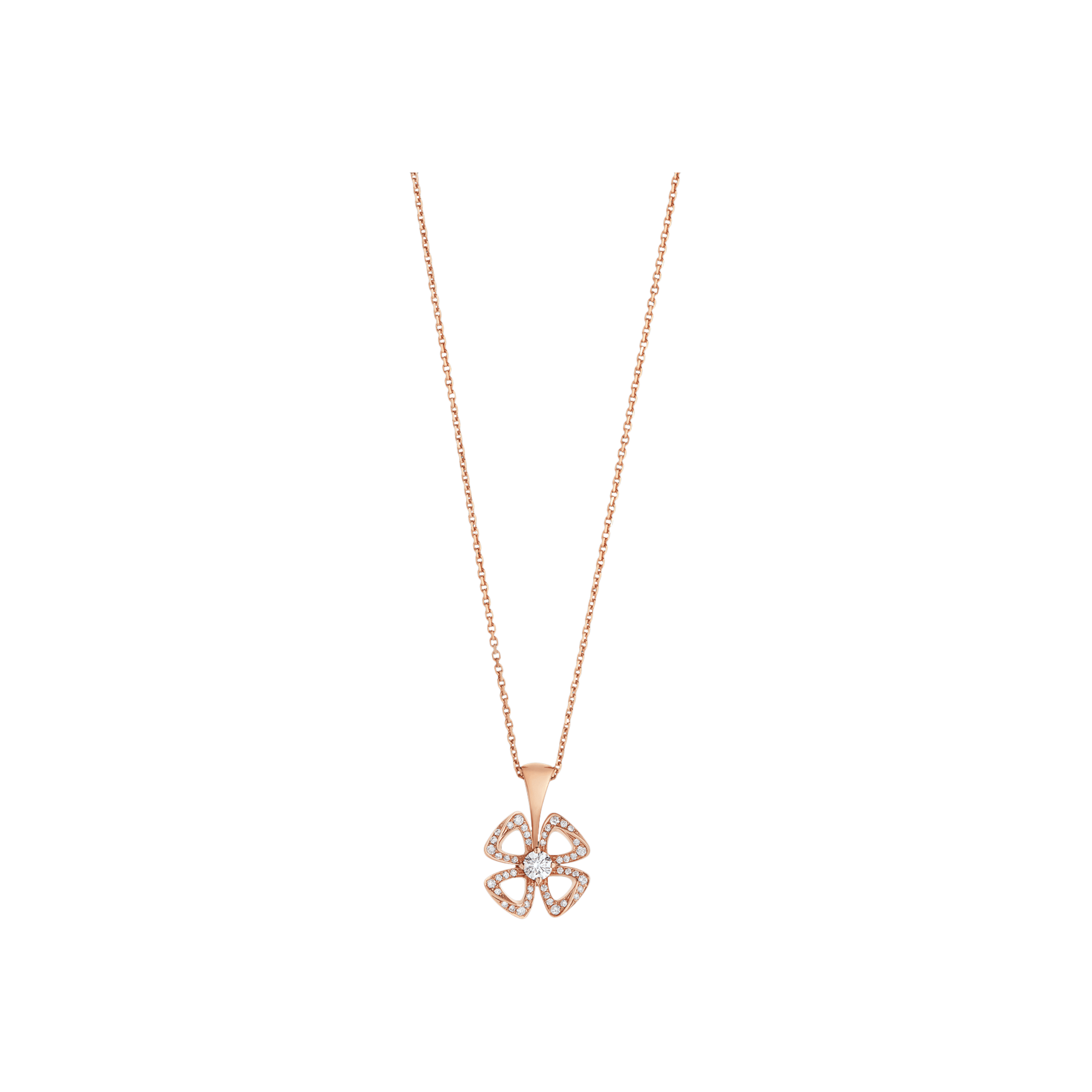 Bulgari | COLLANA FIOREVER IN ORO ROSA E DIAMANTI - CL859147 - CL859147 (1)