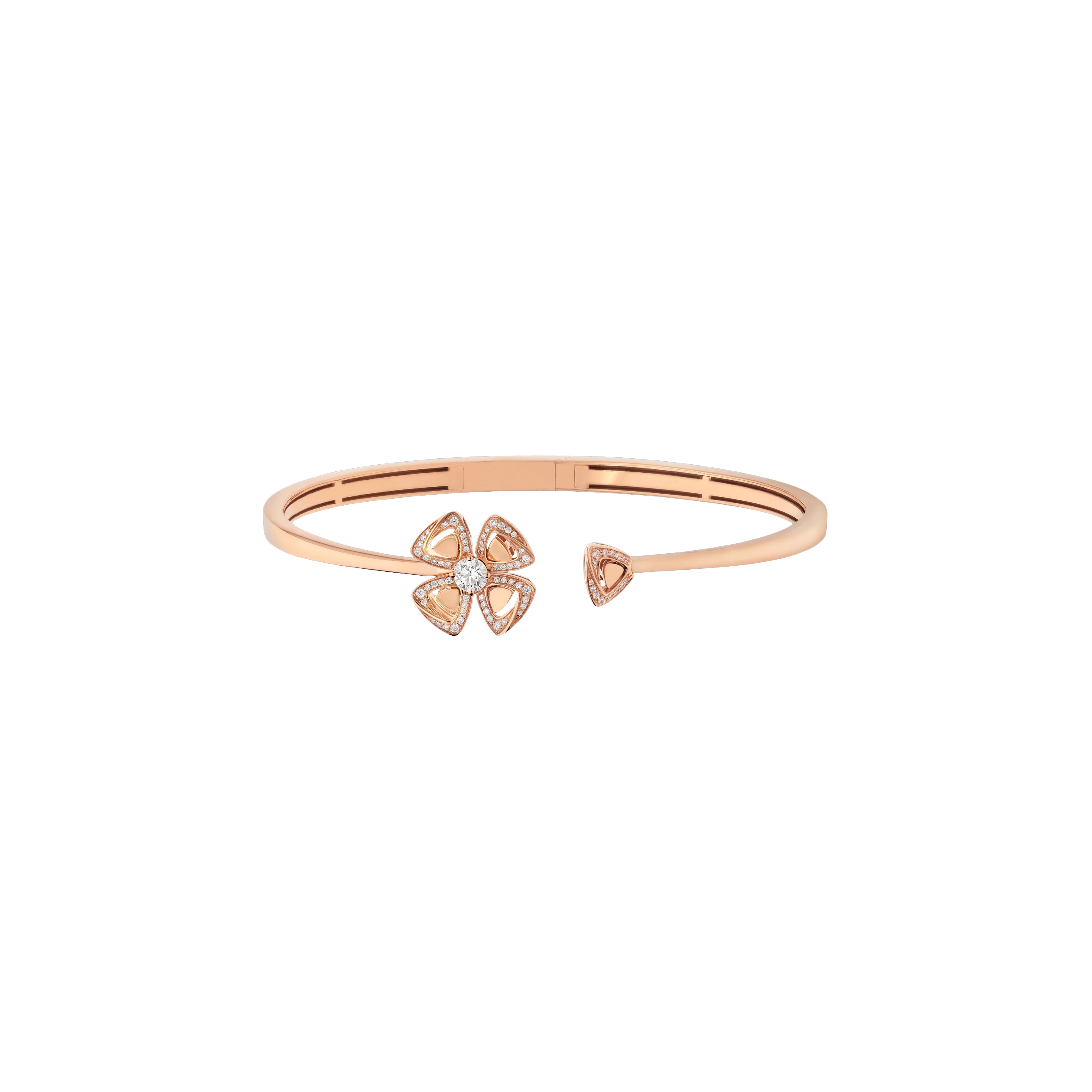 Bulgari | BRACCIALE FIOREVER IN ORO ROSA E DIAMANTI - BR858672 - BR858672 (2)
