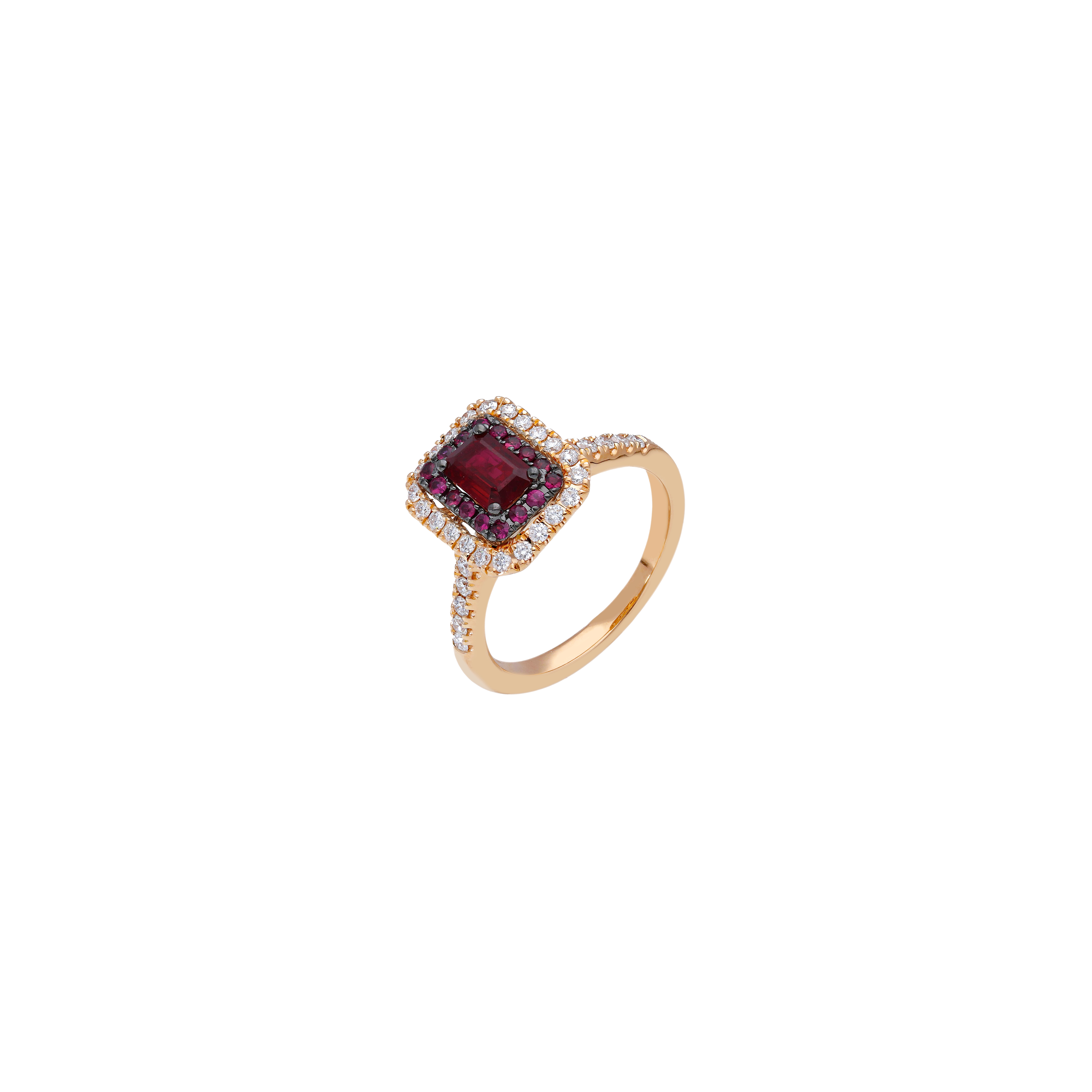 Bartorelli Italian Jewels | ANELLO IN ORO ROSA , DIAMANTI BIANCHI E RUBINI NATURALI - VR28706DRUPS (1)