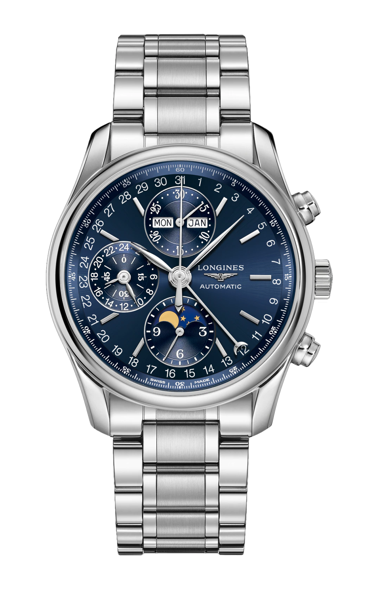 Longines | LONGINES MASTER COLLECTION CHRONO MOONPHASE - L2.673.4.92.6 (1)