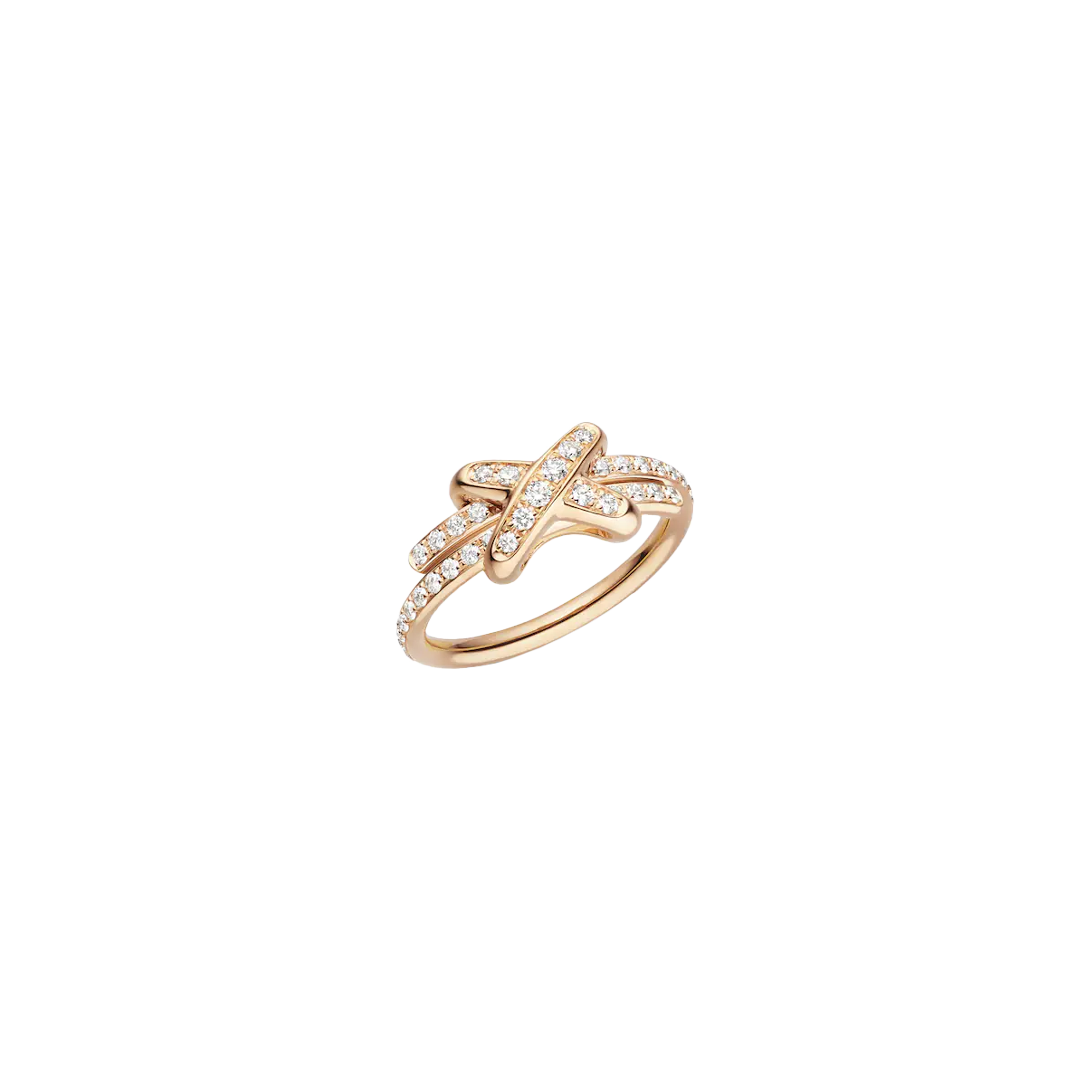 Chaumet | CHAUMET - ANELLO JEUX DE LIENS IN ORO ROSA E DIAMANTI - 082179 - 082179 (1)