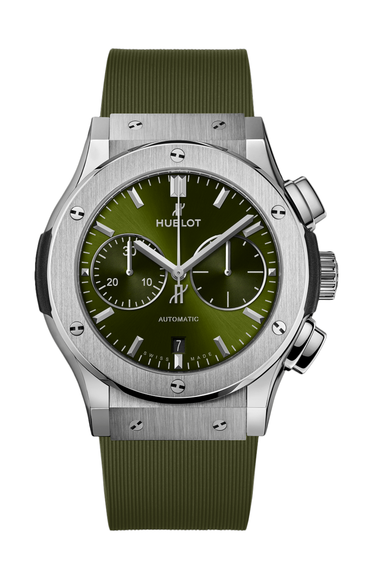 Hublot | CLASSIC FUSION CHRONOGRAPH TITANIUM GREEN 45 MM - 521.NX.8970.RX (1)