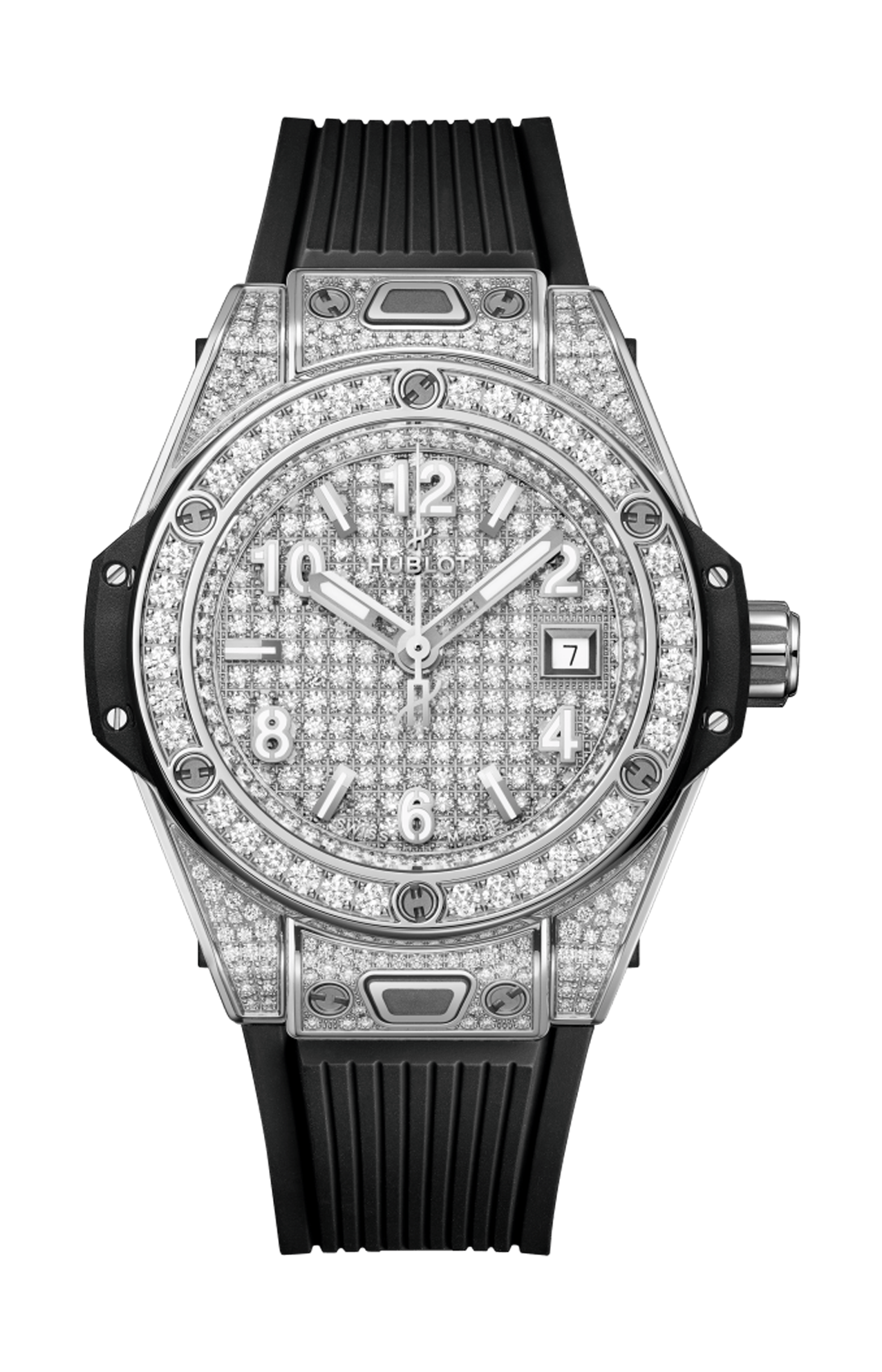 Hublot | BIG BANG ONE CLICK STEEL FULL PAV&Eacute; 33 MM - 485.SX.9000.RX.1604 (1)