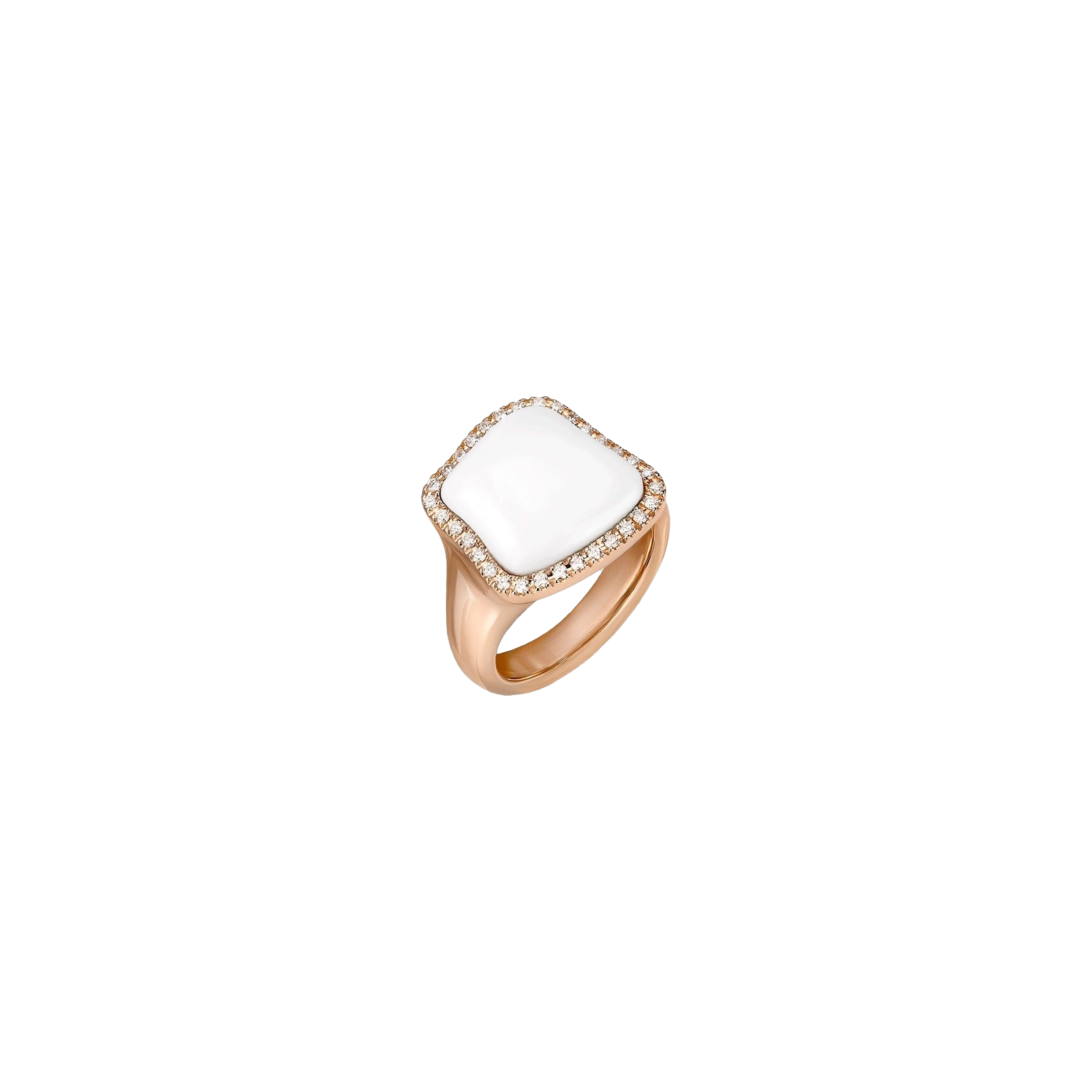Chantecler | ANELLO ENCHANT&Eacute; IN ORO ROSA CON DIAMANTI E KOGOLONG - 41755 - 41755 (1)