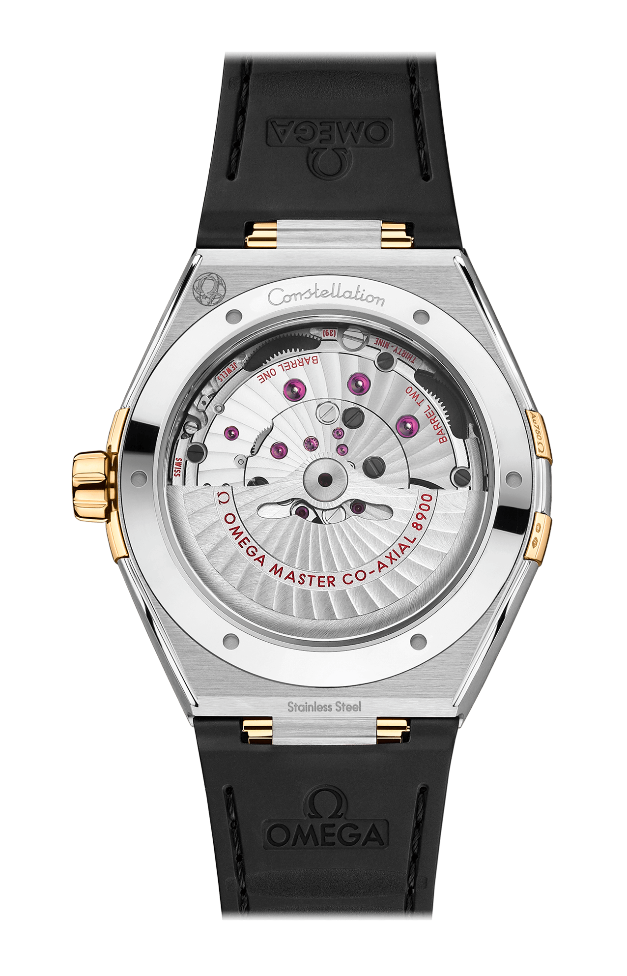 Omega | CONSTELLATION 41 MM, ACCIAIO-ORO GIALLO SU PELLE - 131.23.41.21.10.001 (2)