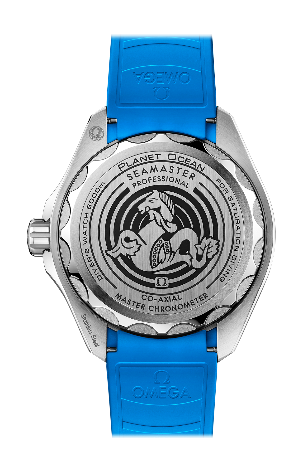 Omega | SEAMASTER PLANET OCEAN 6000M 45,5 MM, O-MEGASTEEL SU CAUCCI&Ugrave; - 215.32.46.21.03.001 (2)