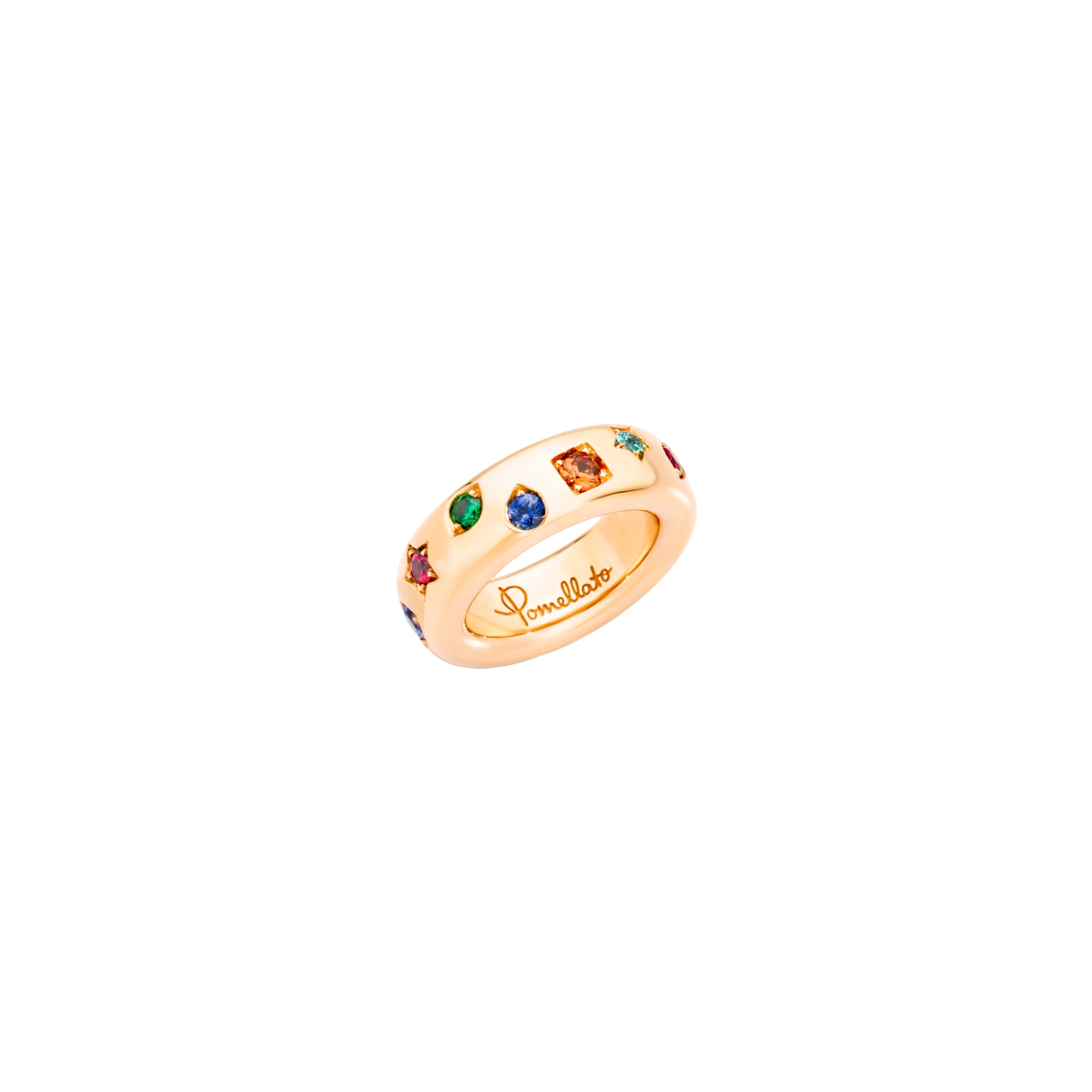 Pomellato | ANELLO ICONICA IN ORO ROSA E PIETRE COLORATE - PAC2062O7000000VA - PAC2062O7000000VA (1)