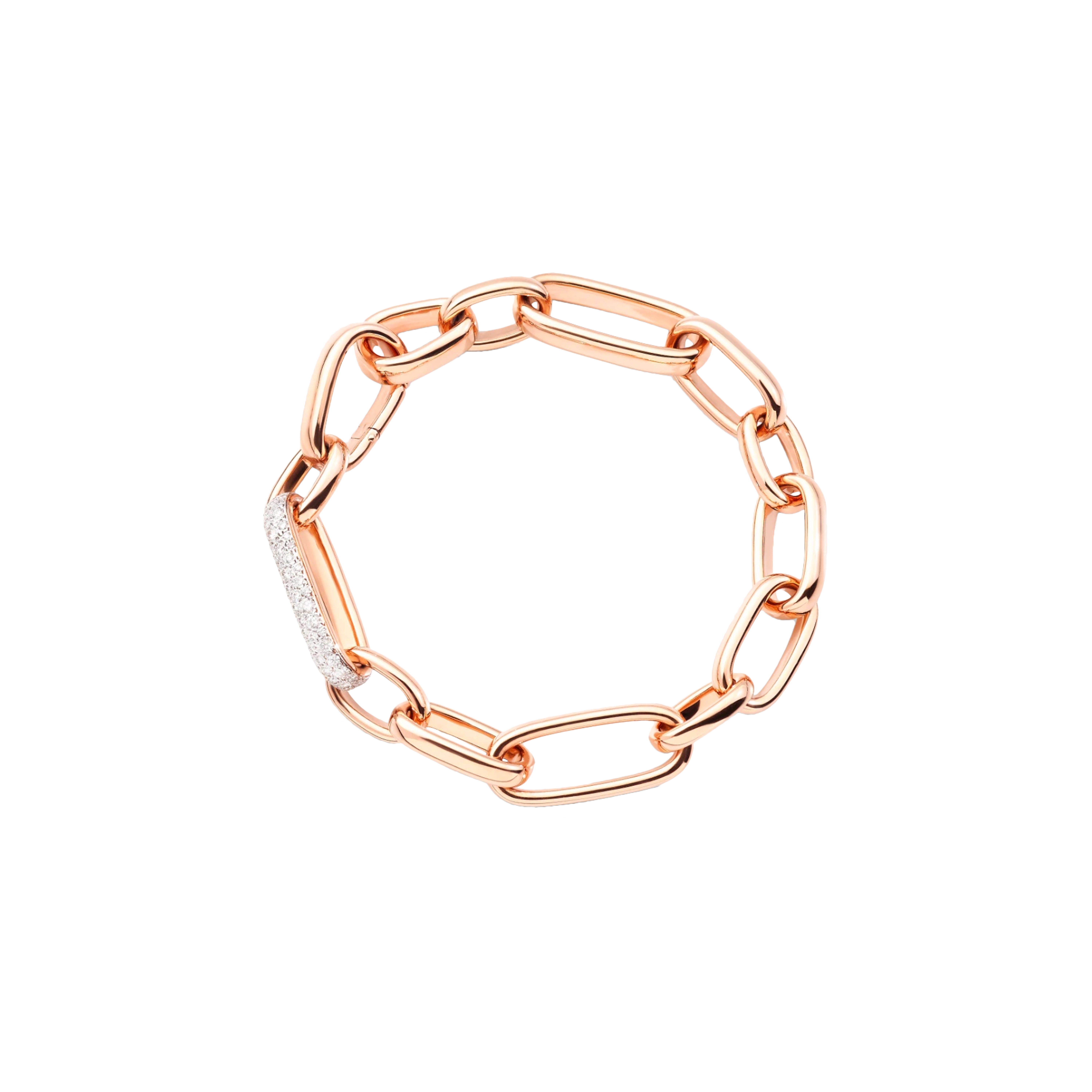 Pomellato | BRACCIALE ICONICA IN ORO ROSA CON DIAMANTI - PBB7129O7WHRDB000 - PBB7129O7WHRDB000 (1)