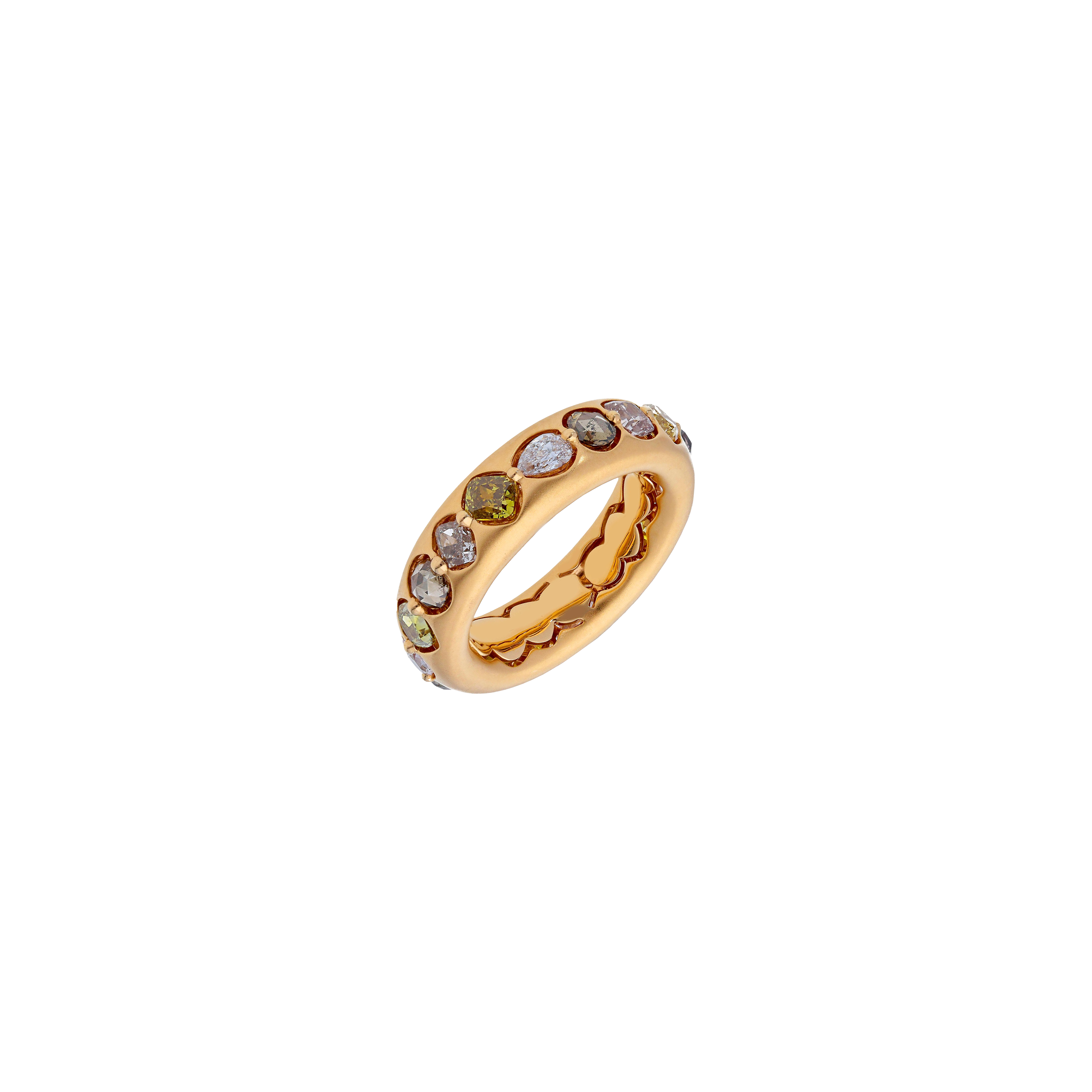 Bartorelli Italian Jewels | ANELLO IN ORO ROSA CON DIAMANTI FANCY - VRH01692DFP (1)