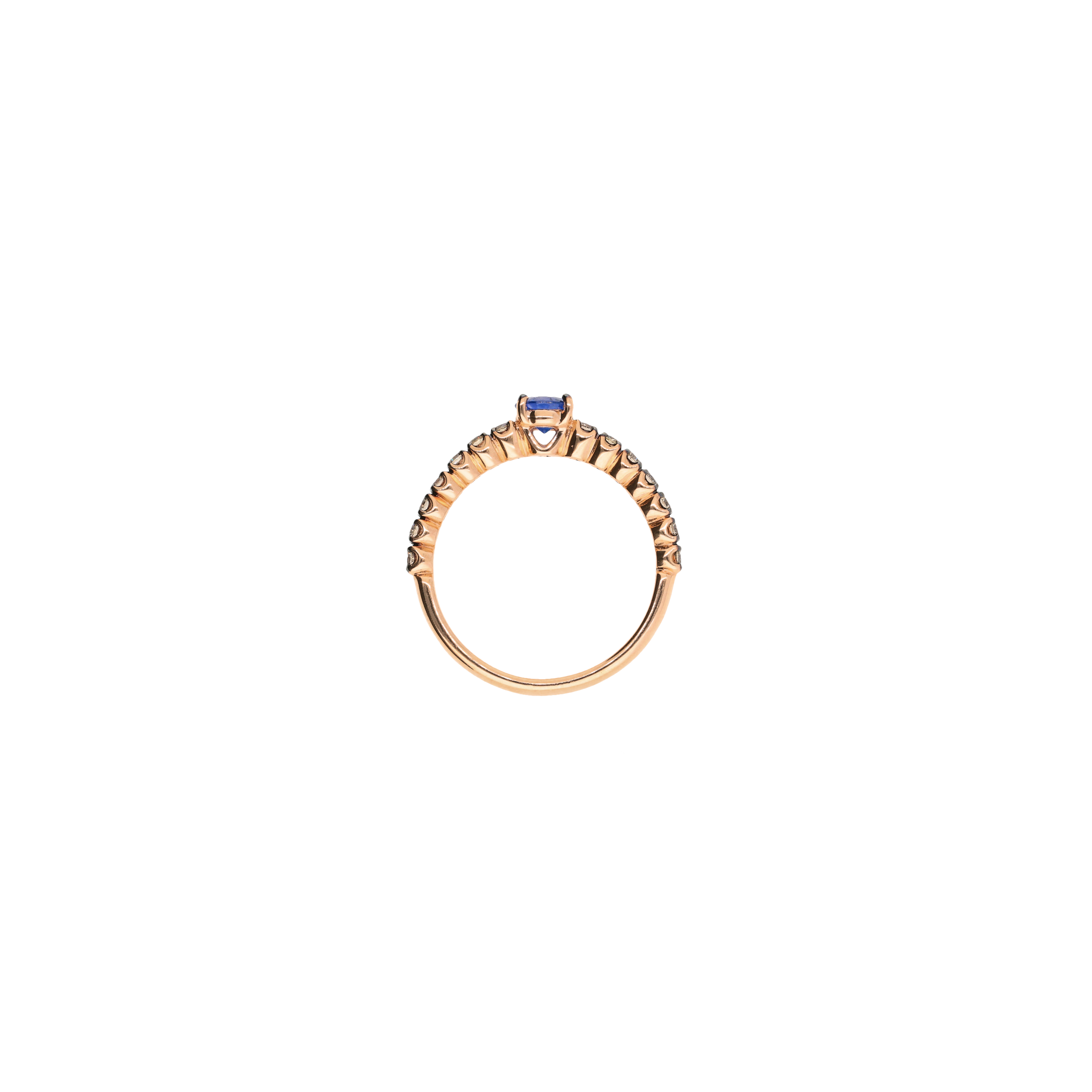 Bartorelli Italian Jewels | ANELLO IN ORO ROSA CON RUBINO E DIAMANTI BROWN - FA1141R007002N (2)