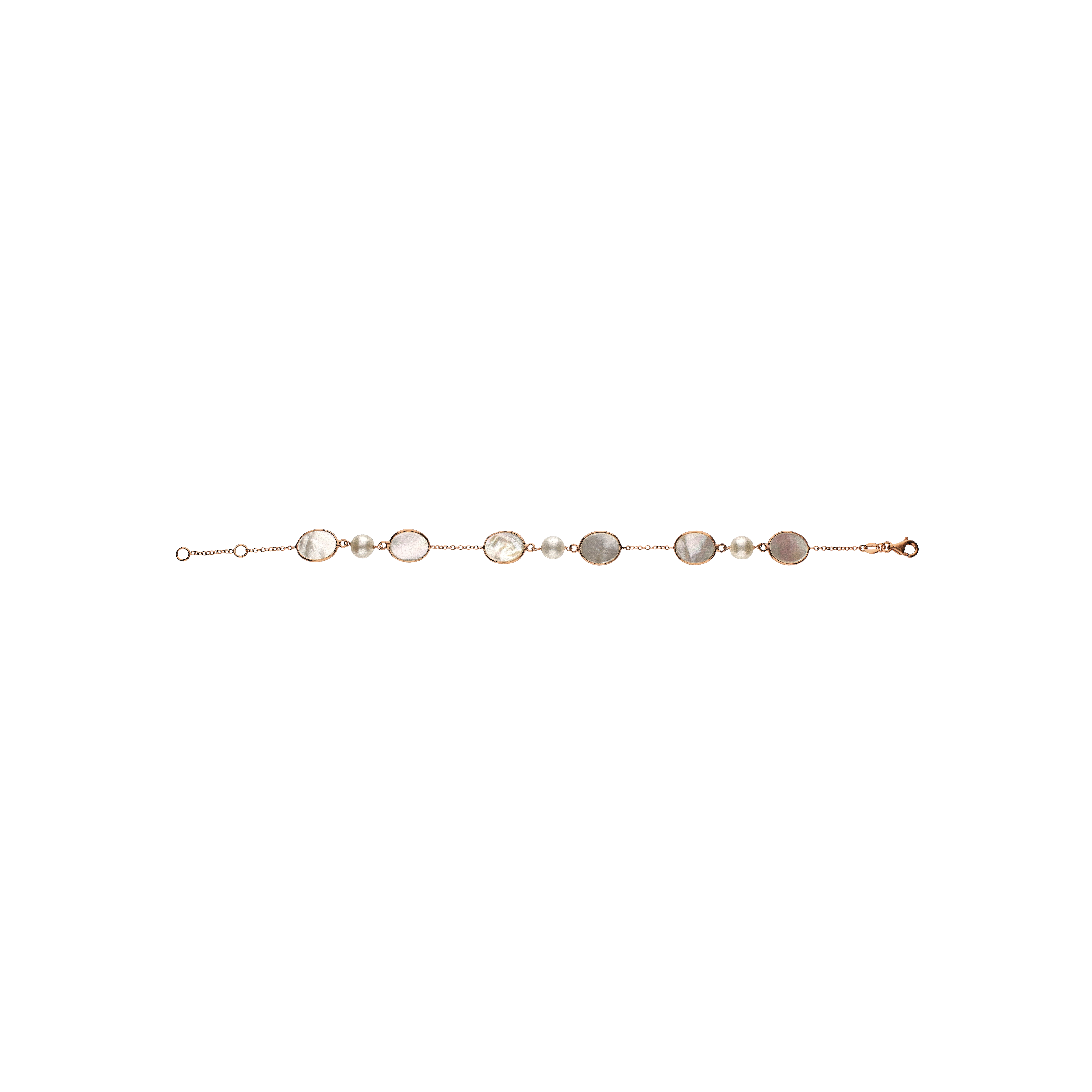 Bartorelli Italian Jewels | BRACCIALE IN ORO ROSA CON PERLE E MADREPERLA - 0008051BP0 (1)