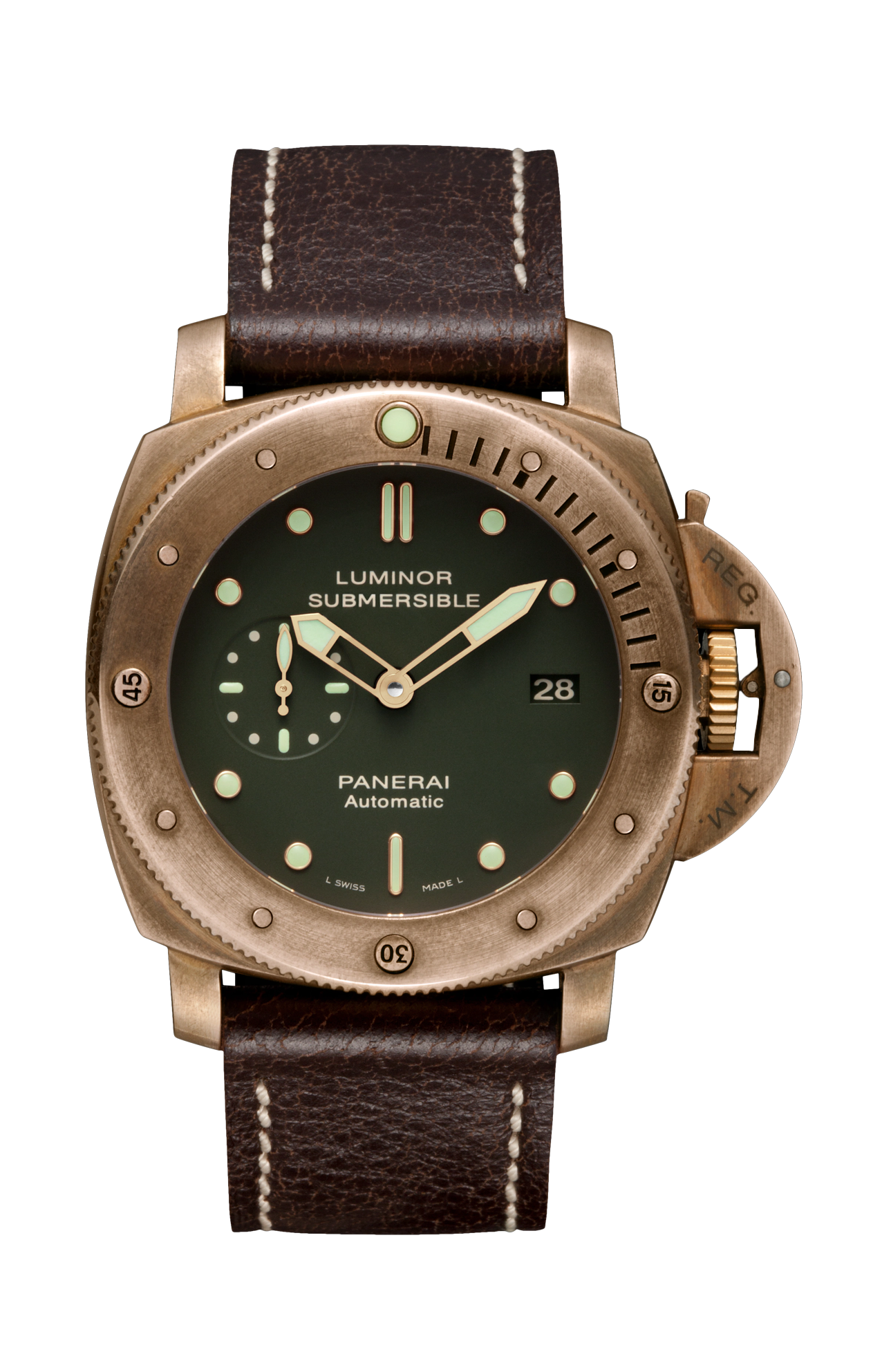 Panerai | LUMINOR SUBMERSIBLE 1950 3 DAYS AUTOMATIC BRONZO - 47MM - LIMITED EDITION - PAM00382 (1)