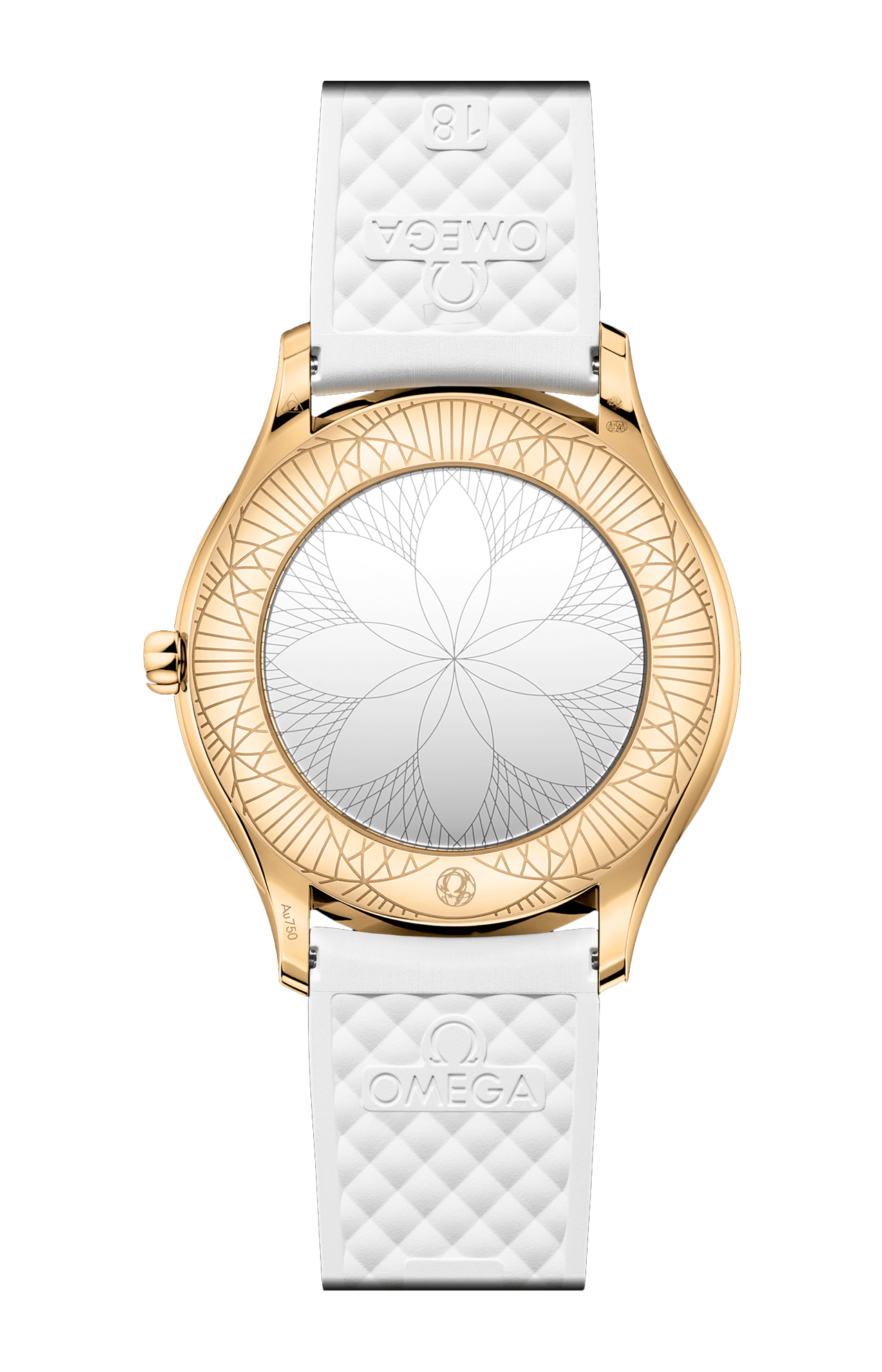 Omega | DE VILLE TR&Eacute;SOR 36 MM, ORO MOONSHINE&trade; SU CAUCCI&Ugrave; - 428.57.36.60.04.001 (2)