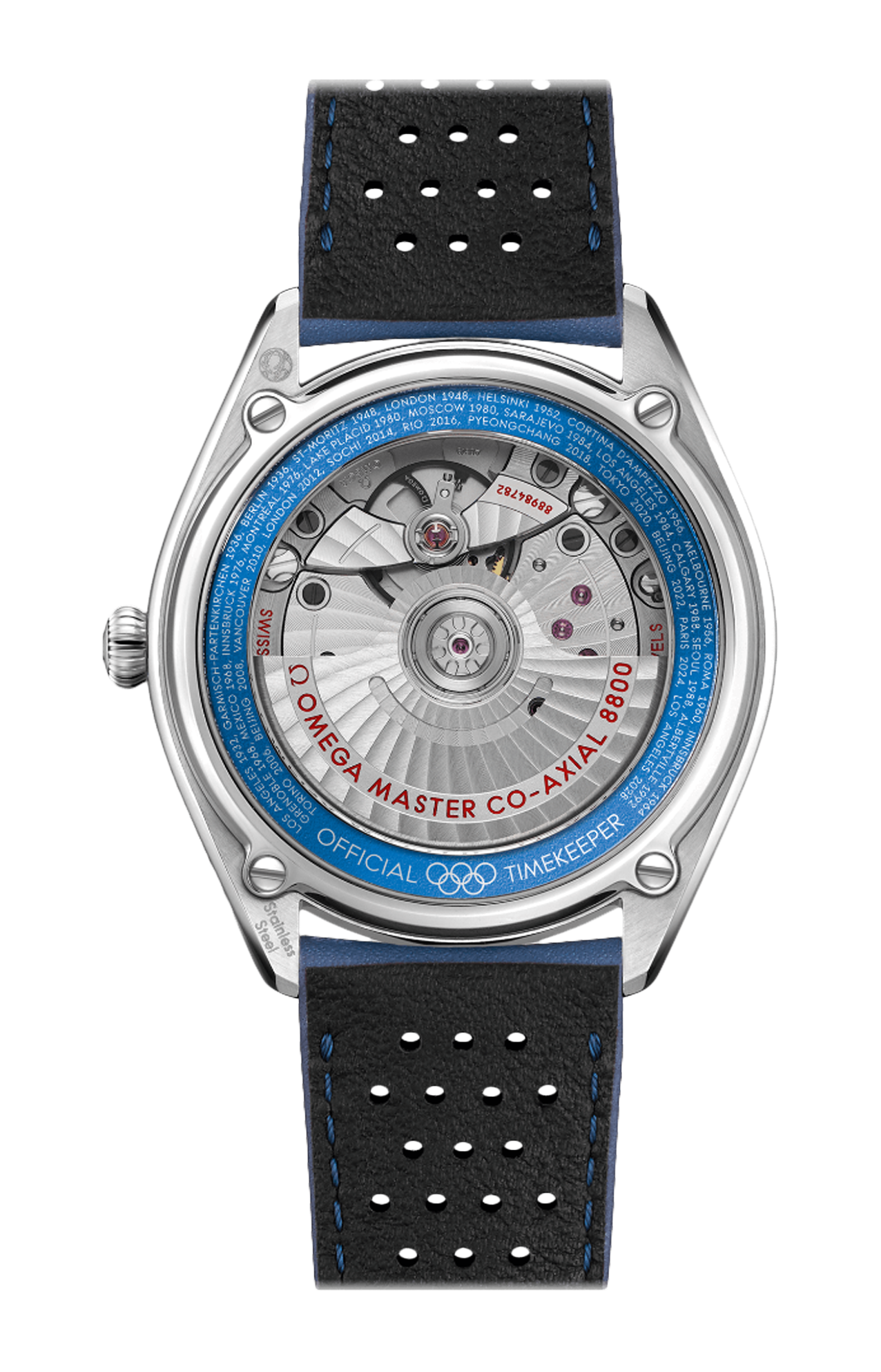 Omega | SEAMASTER OLYMPIC OFFICIAL TIMEKEEPER 39,5 MM, ACCIAIO SU PELLE - LIMITED EDITION - 522.32.40.20.01.001 (2)