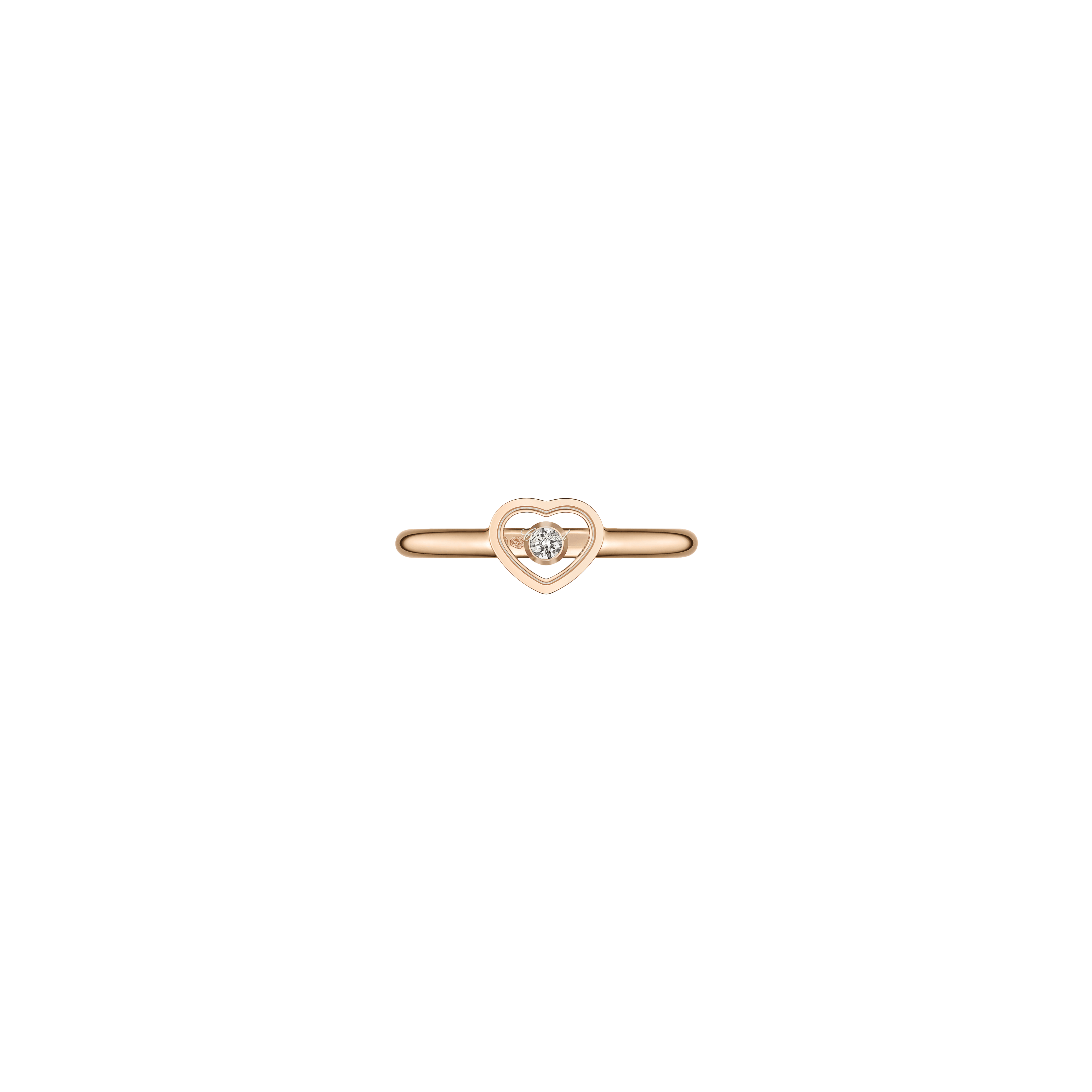 Chopard | CHOPARD - ANELLO MY HAPPY HEARTS IN ORO ROSA ETICO. DIAMANTI - 82A086-5010 - 82A086 (2)